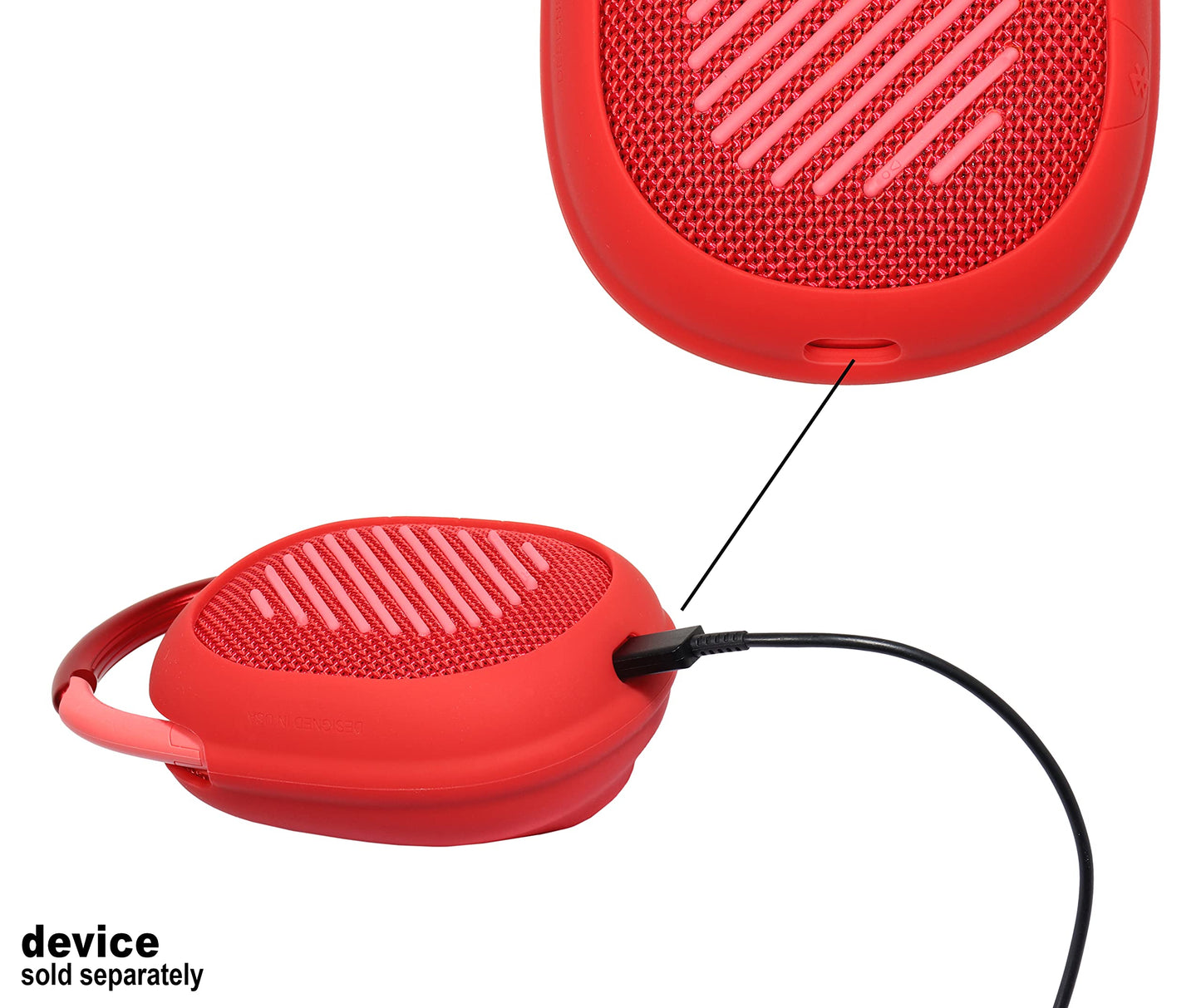 GETGEAR Silicone Cover Compatible with Clip 4 Portable Speaker GETGEAR