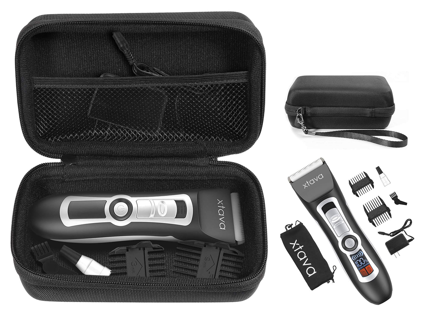 GETGEAR case for xtava Pro Cordless Hair Clippers and Beard Trimmer GETGEAR