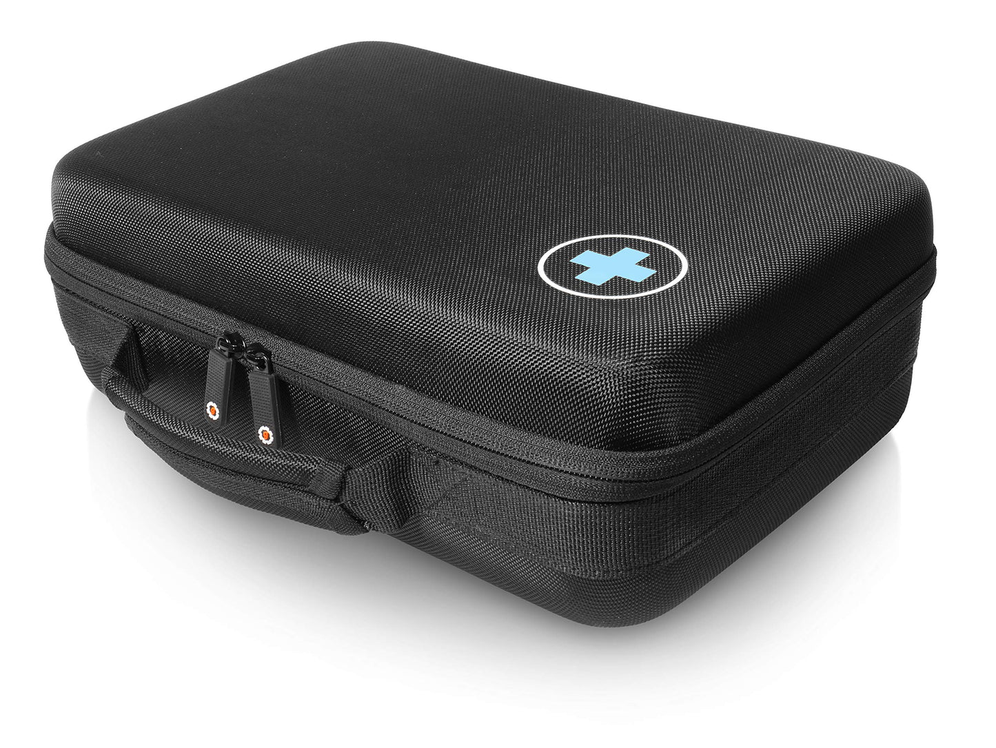 GETGEAR case for 2019 Hyperice Hypervolt Plus with Slots for 5 Head and Attachment, All in one Gym Case for Universal Muscle Massager Gun, Towel, Oil, Cream, Earbuds and Other Carry-on Essentials GETGEAR