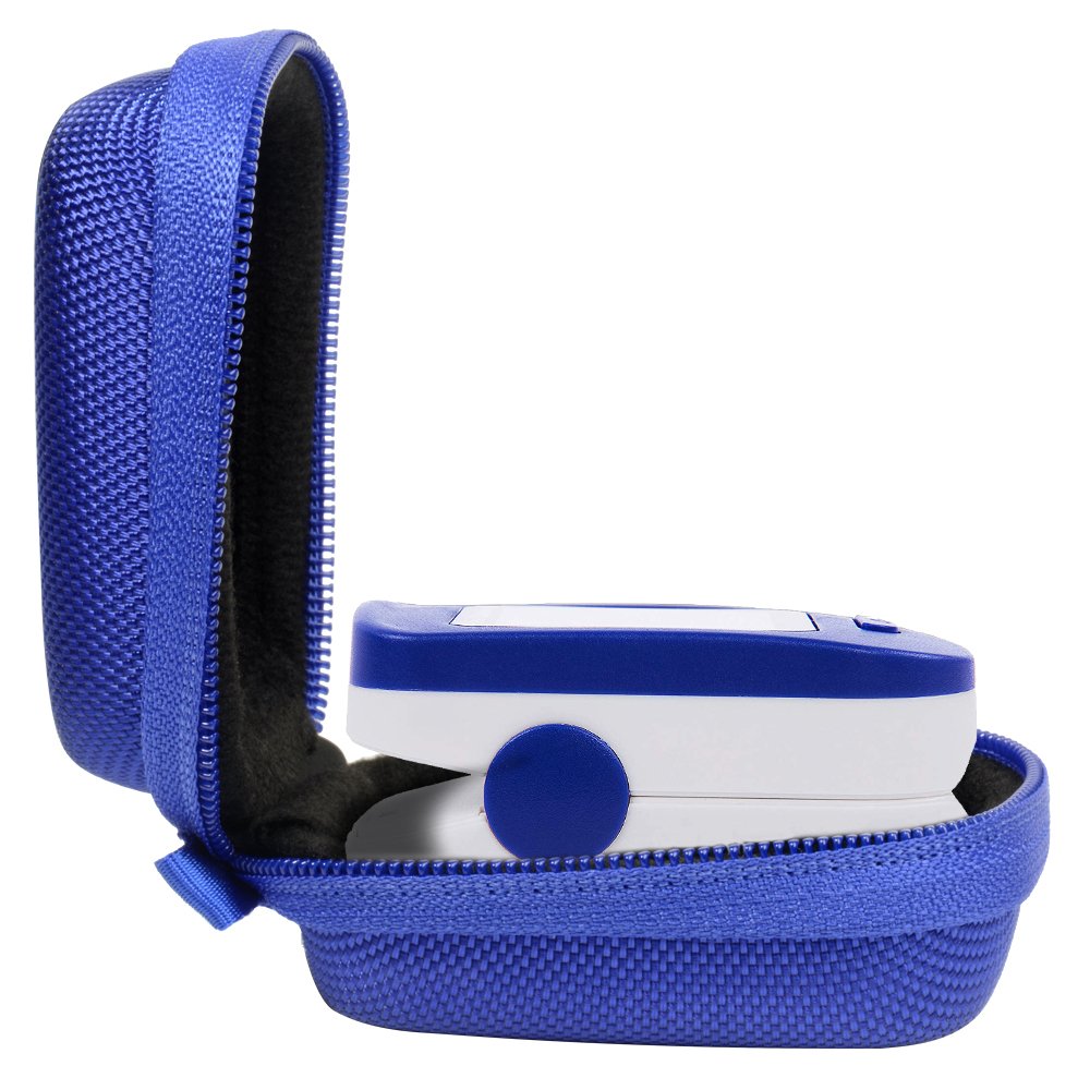 Fingertip Pulse Oximeter Case for Zacurate Pro 500DL, 500BL, Childrend; Facelake FL400 t. FL350, CMS500DA; MIBEST, Innovo Deluxe, Santamedical 2. ANKOVO, CONTEC, Metene, ATMOKO, Vive Precision Spo2 WGear