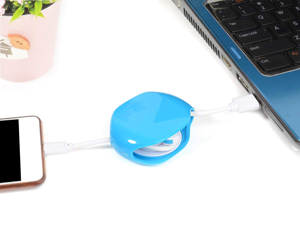 WGear Earbuds Organizer, Cord Manager, Smart Automatic Cord Master, A Simple Pull Then Will Automatic withdraw, The Cord Must Press on The Automatic withdraw Button When Pull WGear