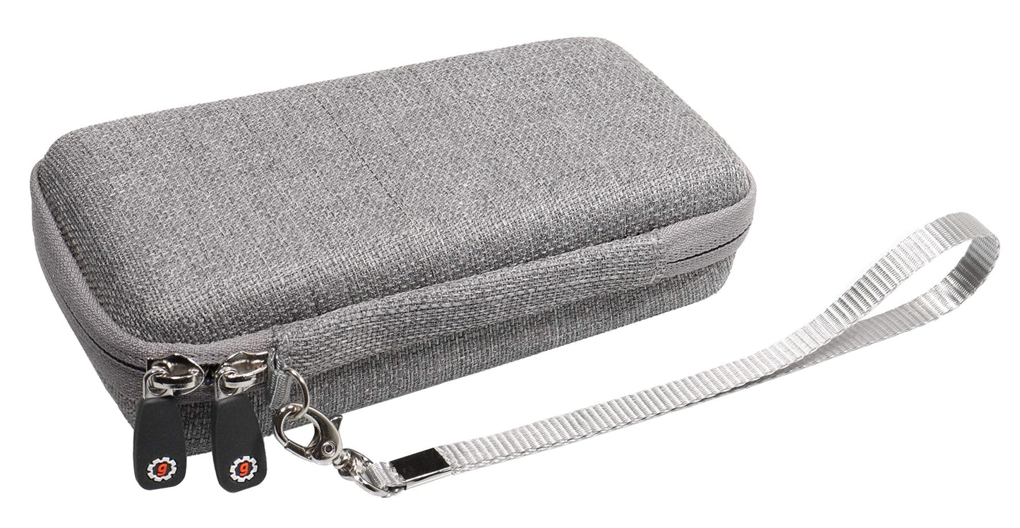 getgear case for Thermometer: Wyltec, Skyaudio, ANKOVO, Caroune, Simplife, Braun BFH-125, Mosen, Vigorun, GoodBaby, Braun Thermoscan 7, CHOOSEEN, Vigorun, Mobi Dualscan, Tweed Gray (CASE ONLY) GETGEAR