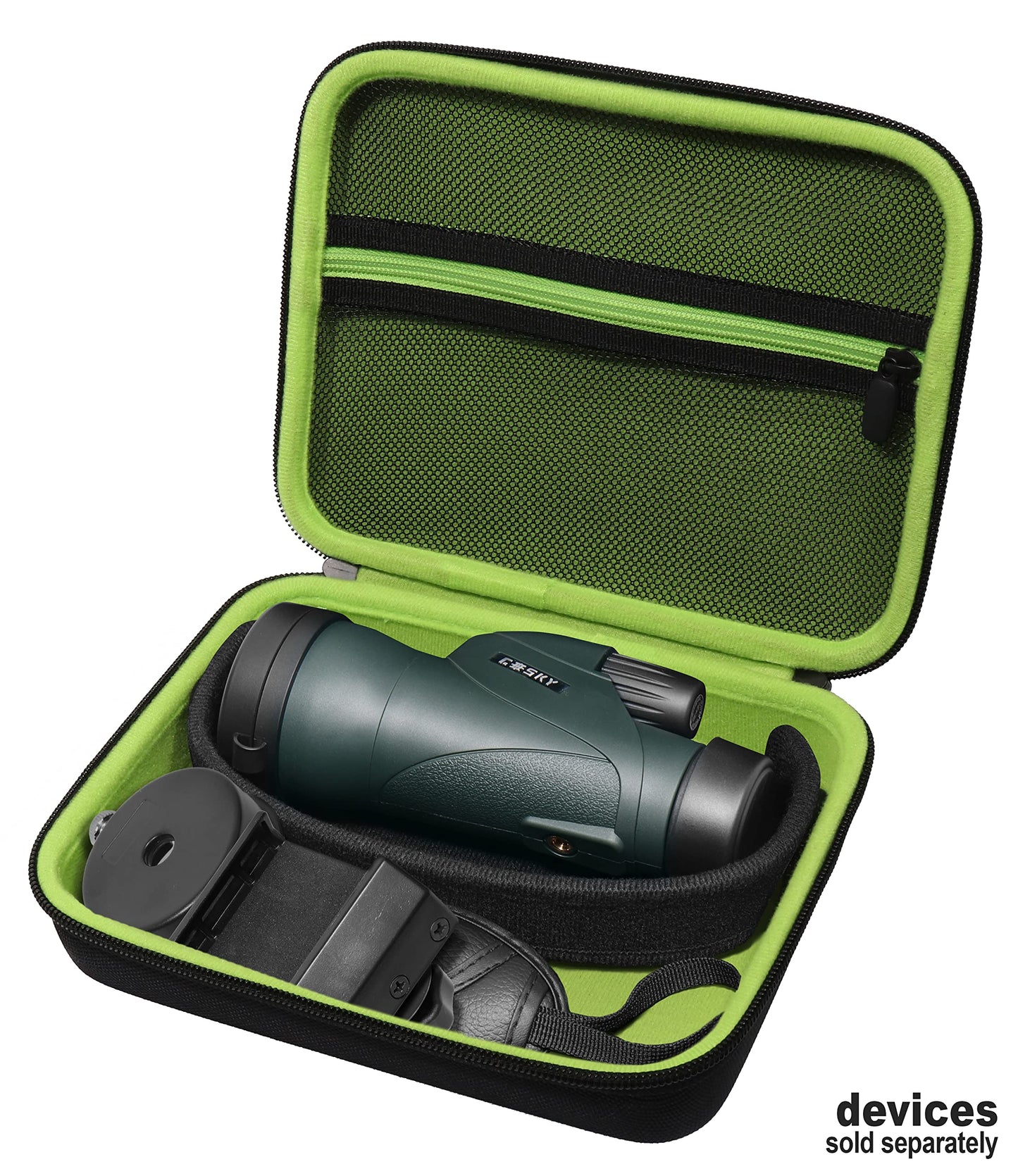 GETGEAR Case for Gosky 12x55 Monocular, Also Fits Gosky Titan, Viajero, Slopehill, Vabogu, Stilnend, Vivreal, Divider for Holder, Tripod GETGEAR