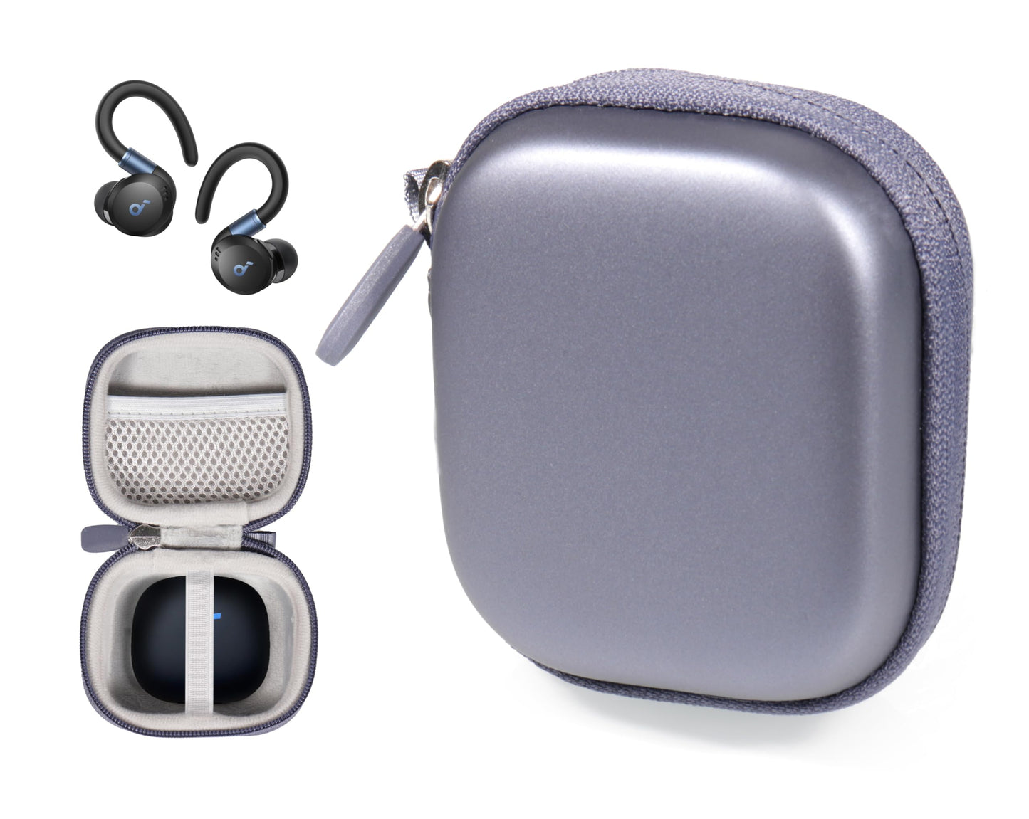 getgear Earbuds Case Compatible with Soundcore Sport X20 by Anker, True-Wireless Workout Earbuds GETGEAR