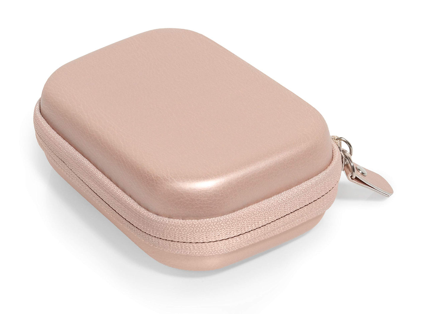 GETGEAR Carrying Case for Samsung Gear IconX (2018 Edition) Bluetooth Cord-Free Fitness Earbuds, All in one Carrying and Storage Solution, Customized Inlay for Charger Box and USB Core, Rose Gold GETGEAR