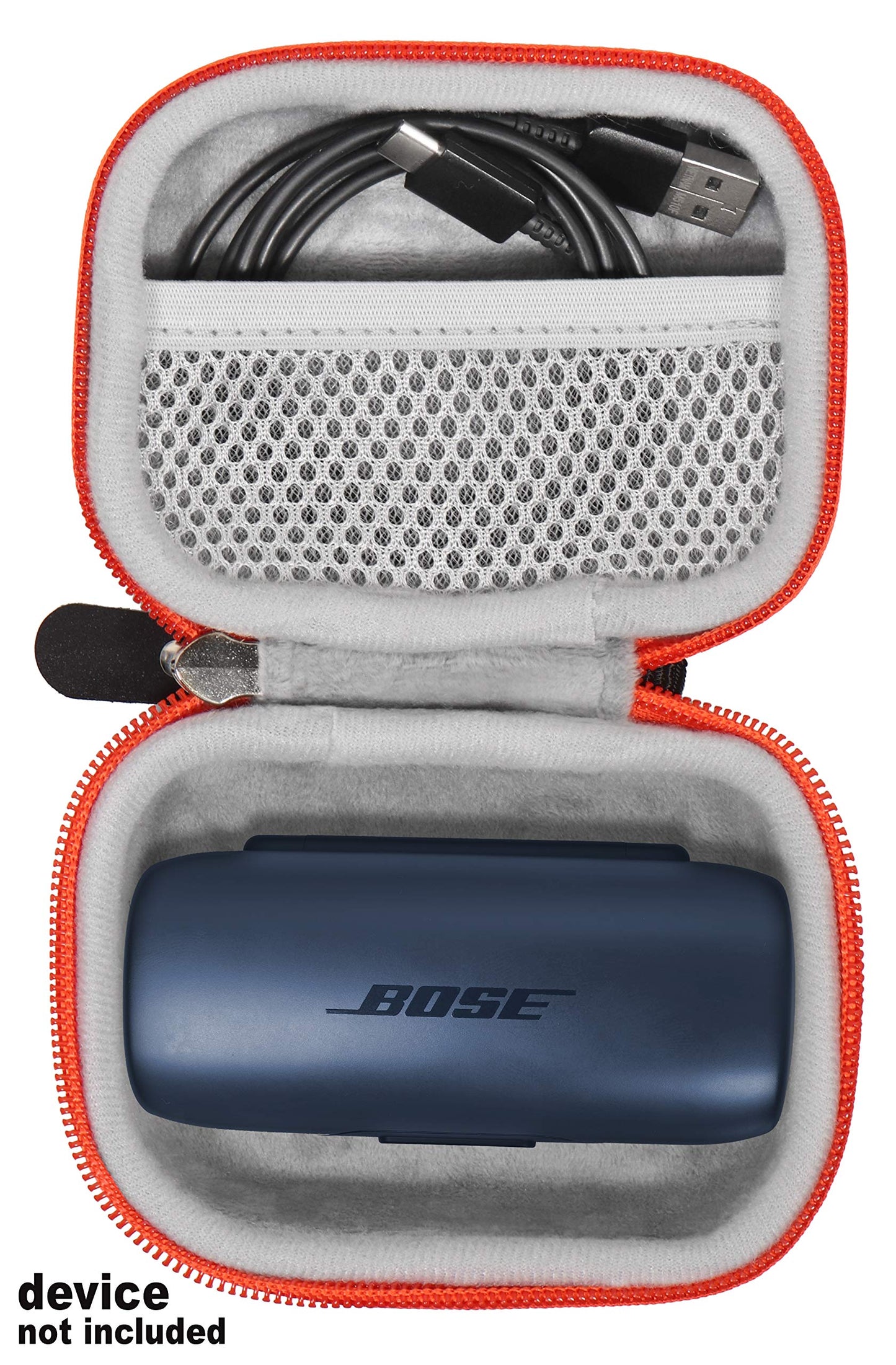 Featured Protective Case for Bose SoundSport Truly Wireless Sport Headphones Charger Box, Mesh Pocket for Cable and Other Accessories WGear