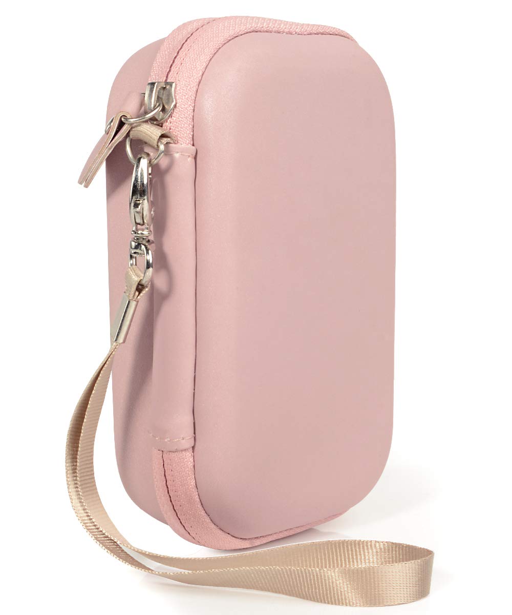 WGear Matte Gold Case for BeatsX, Powerbeats2, Powerbeats3, Urbeats Earphones, Mesh Pocket for Cable and Other Accessories, Detachable Wrist Strap WGear