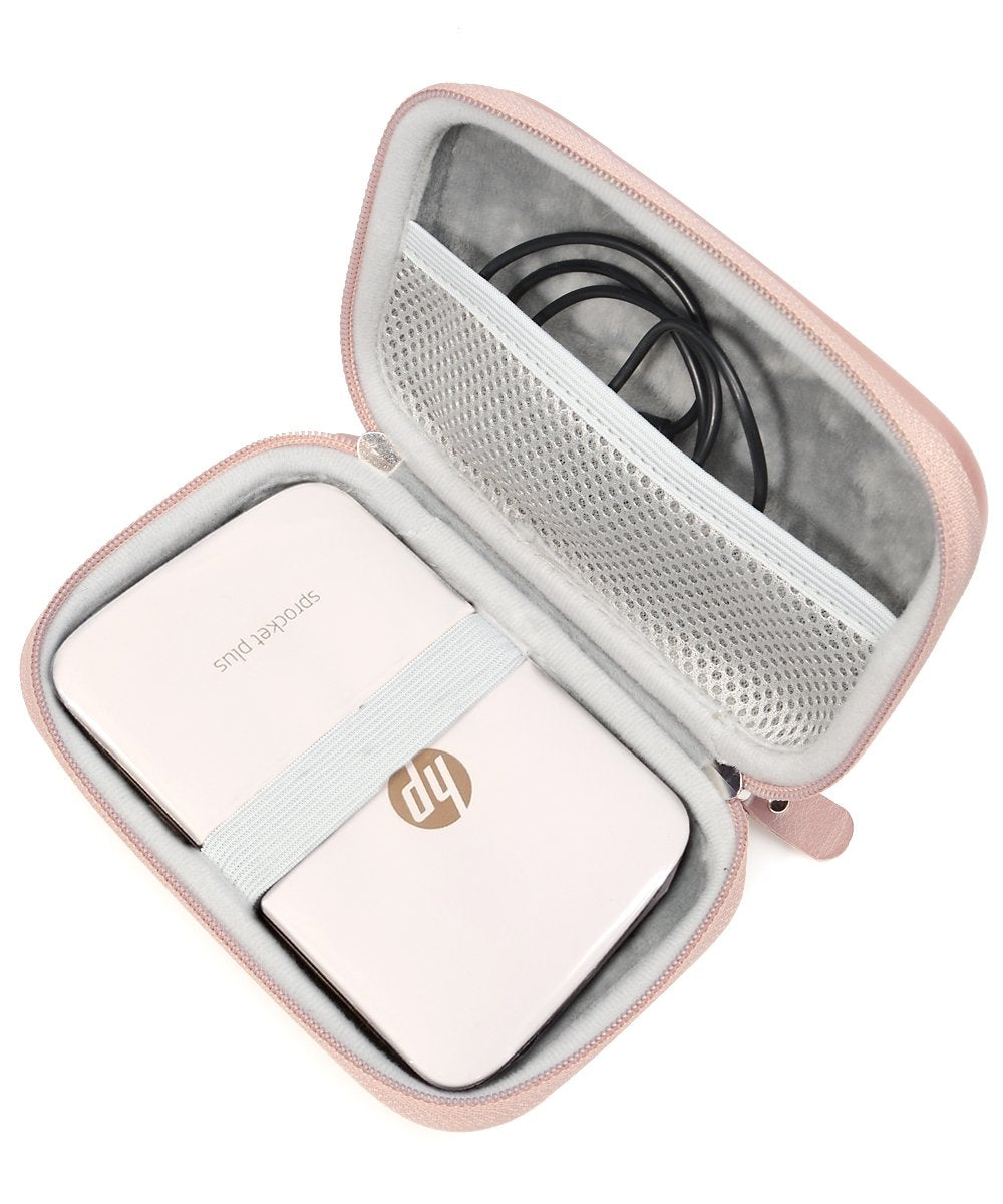 Carrying and Storage Case Travel Bag for HP Sprocket Plus Instant Photo Printer, Mobile Printer Plus, Instant Photo Printer, Inner Pocket for Printing Paper, Cable and Other Accessories WGear