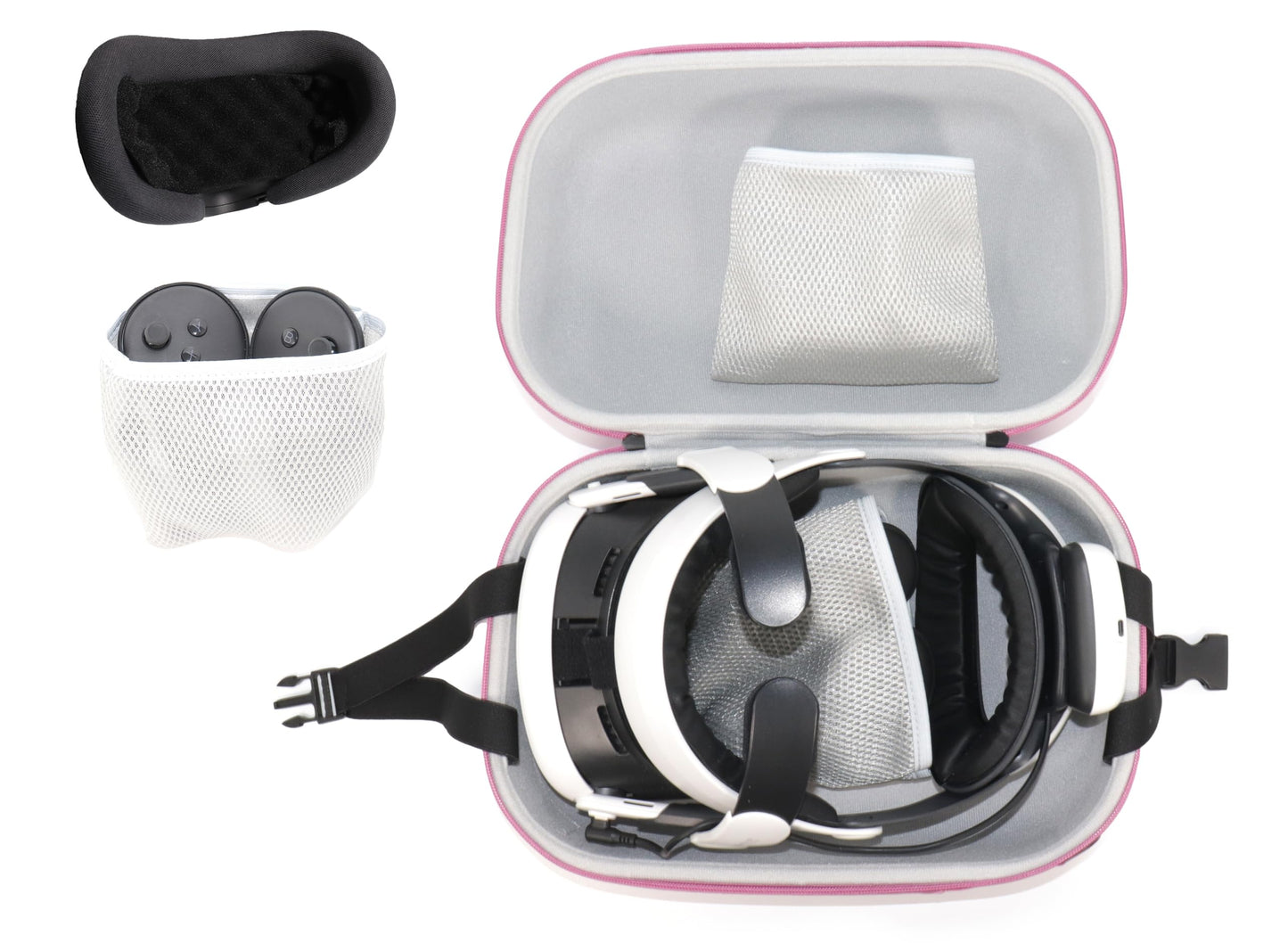 GETGEAR Case for PSVR 2 / Quest 3(with Large Size modded strap like BOBOVR ) Case With Shoulder Strap, Multicolor Option Avaliable.