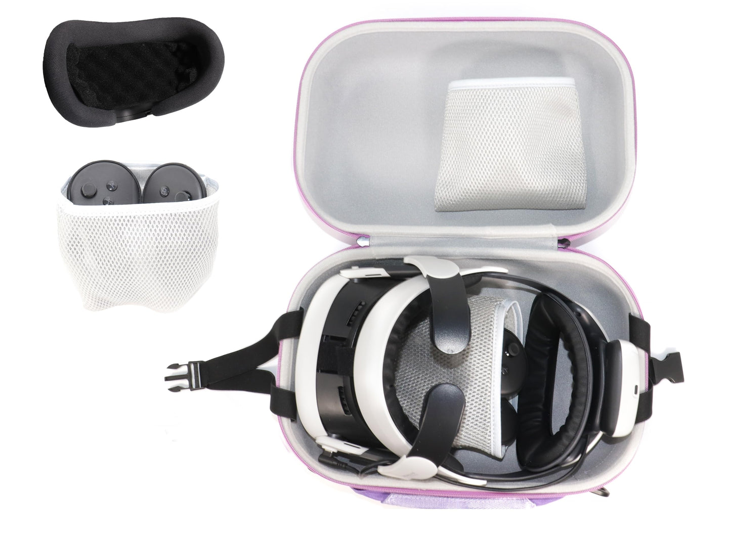 GETGEAR Case for PSVR 2 / Quest 3(with Large Size modded strap like BOBOVR ) Case With Shoulder Strap, Multicolor Option Avaliable.