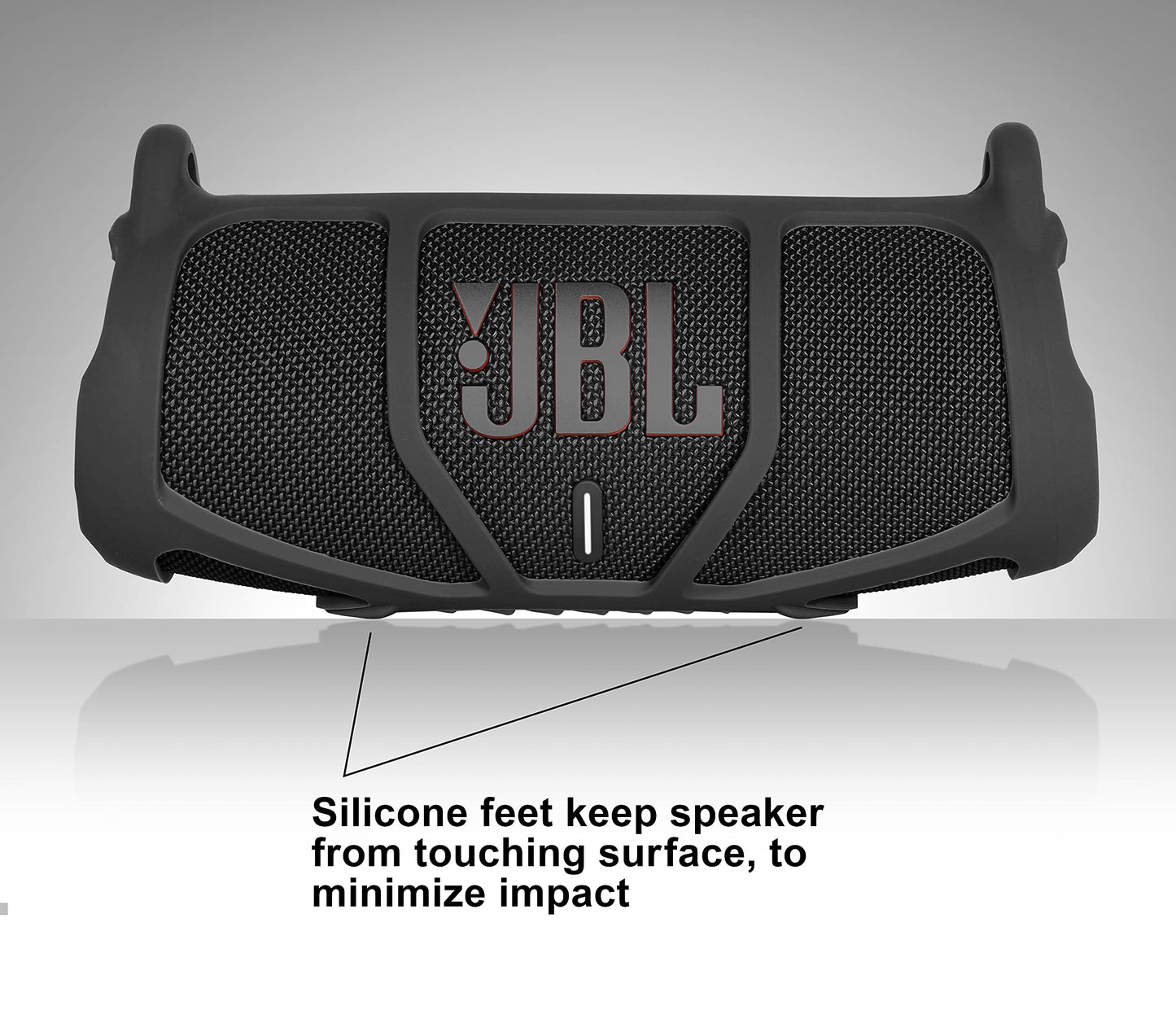 GETGEAR Silicone Cover Sleeve for JBL Charge 5 - Portable Bluetooth Speaker, Customized Design Skin Portable Protection Solution, Best Matching in Shape and Color GETGEAR