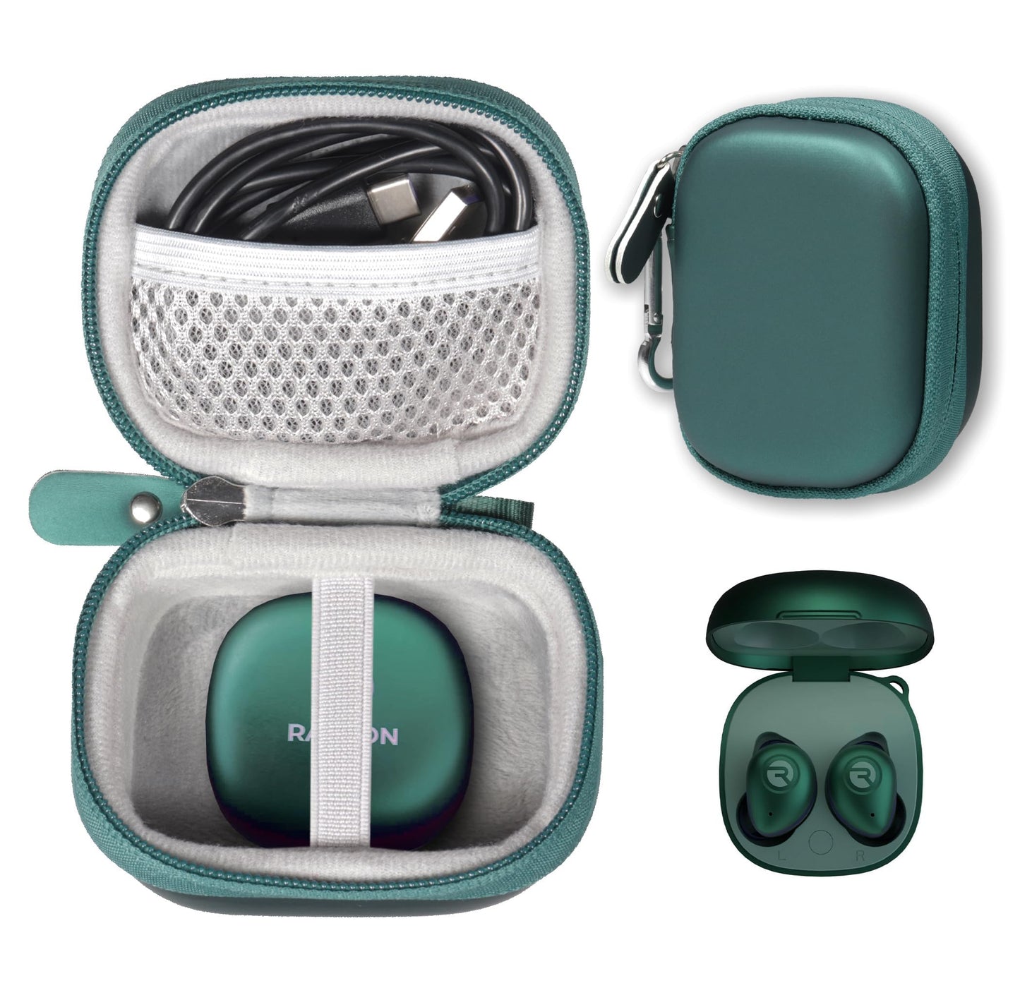 getgear Earbuds Case Compatible with Raycon Fitness Bluetooth True Wireless Earbuds GETGEAR