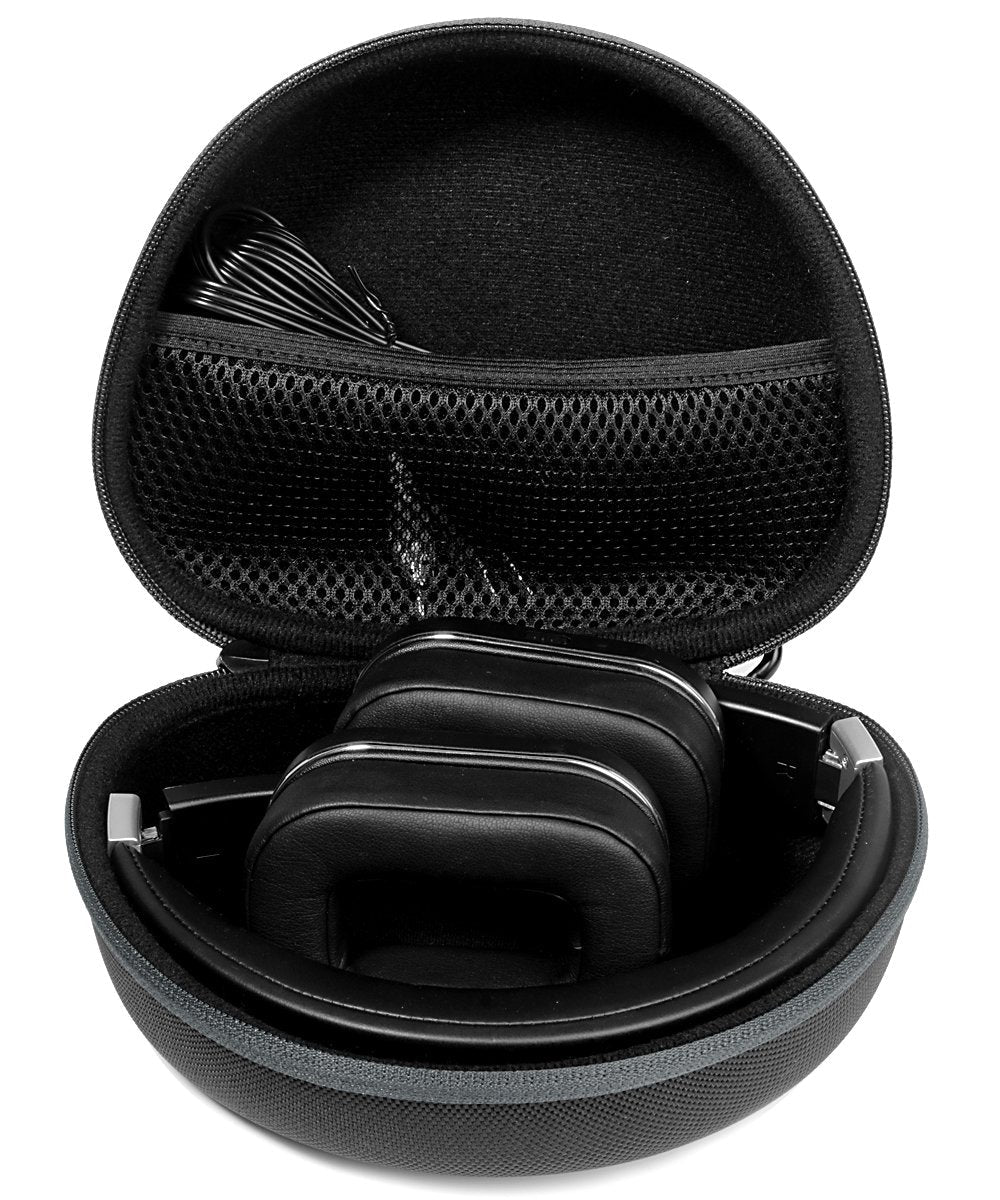 Foldable Headphone Case for Studio3, Studio2, Studio, Mpow 059/ Mpow H1/H2/H5/Thor, Audio-Technica ATH-M50x/M50/M70X/M40x/M30x/M20x, Bluedio Turbine T2s, T2 & T2, Black+Gray Zip WGear