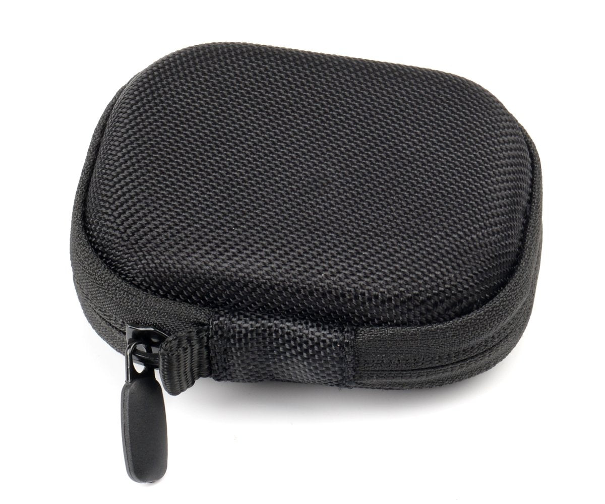 WGear Feature Designed Compact Hard Case for Garmin Edge 520 Bike GP, Edge 820, Elastic Strap in The Base to Secure The Device, and Mesh Pocket for Accessories Ballistic Black WGEAR