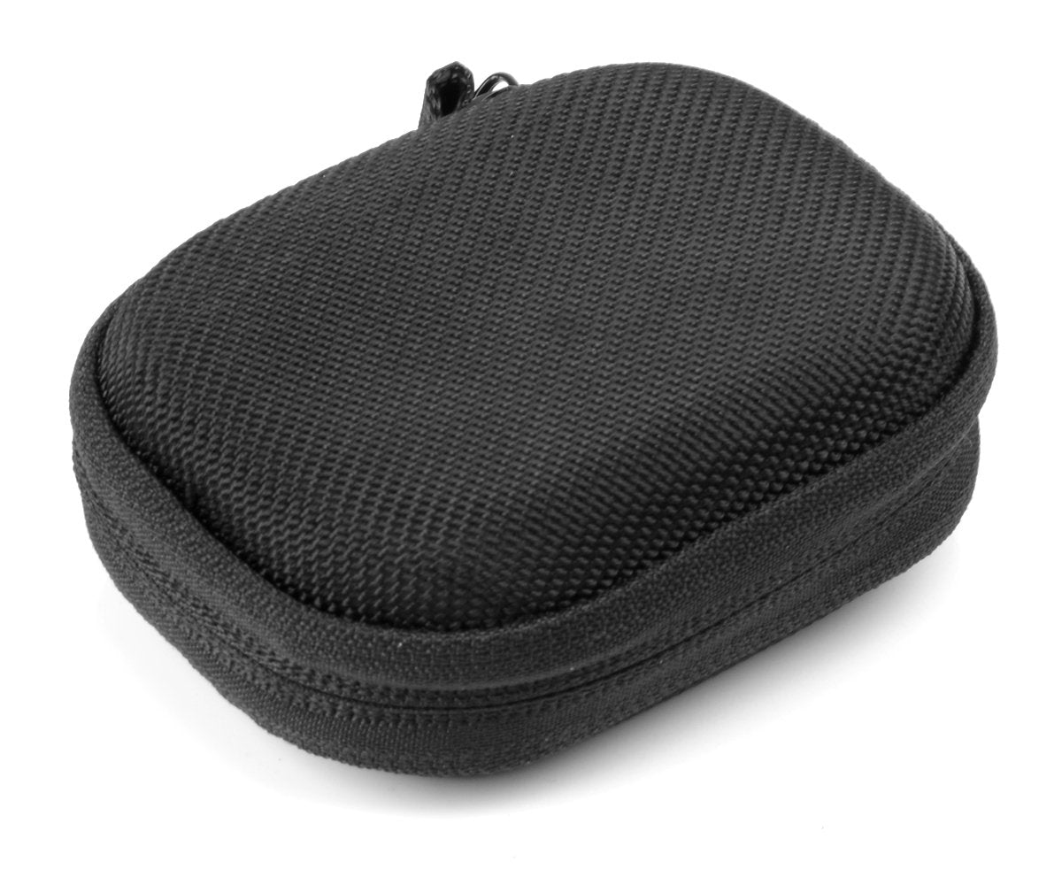 WGear Feature Designed Compact Hard Case for Garmin Edge 520 Bike GP, Edge 820, Elastic Strap in The Base to Secure The Device, and Mesh Pocket for Accessories Ballistic Black WGEAR