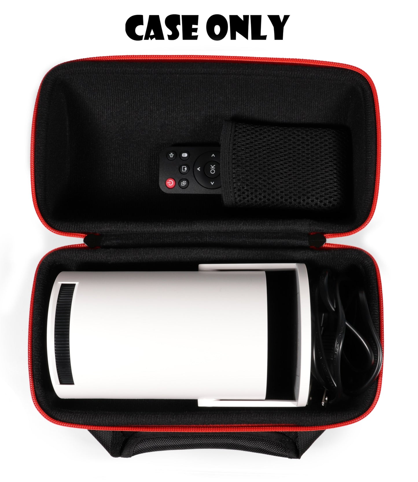 Mini Projector Carrying Case Compatible with Alwtniet, Magcubic, PANSEBA, HY300 ā Travel Organizer for Projector, Remote, Charger & HDMI Cable getgearcase