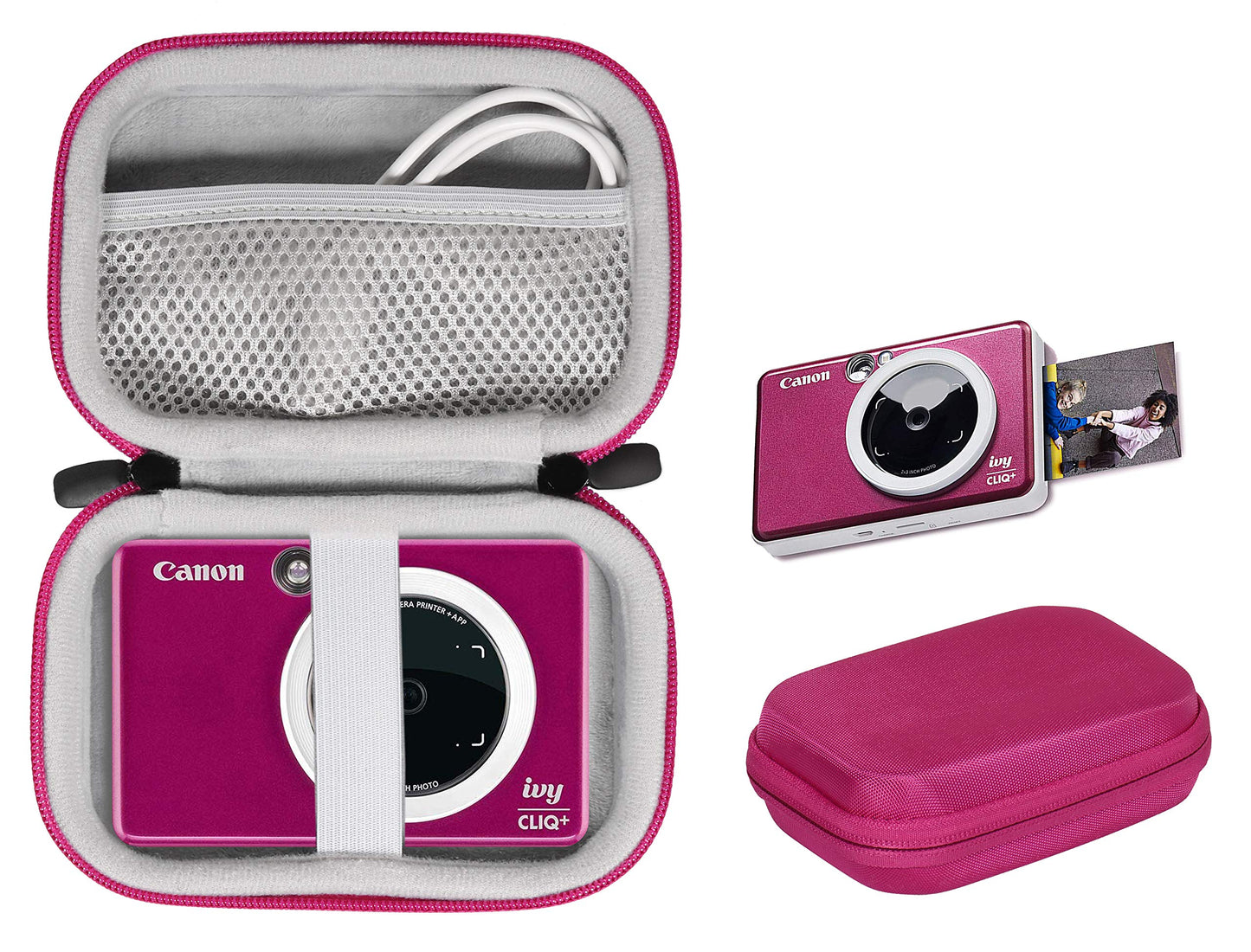 GETGEAR Protective case for Instant Print Digital Camera and Instant Printer Like Canon Ivy CLIQ+, CLIQ, Mobile Printer, Kodak Smile, HP Sprocket GETGEAR