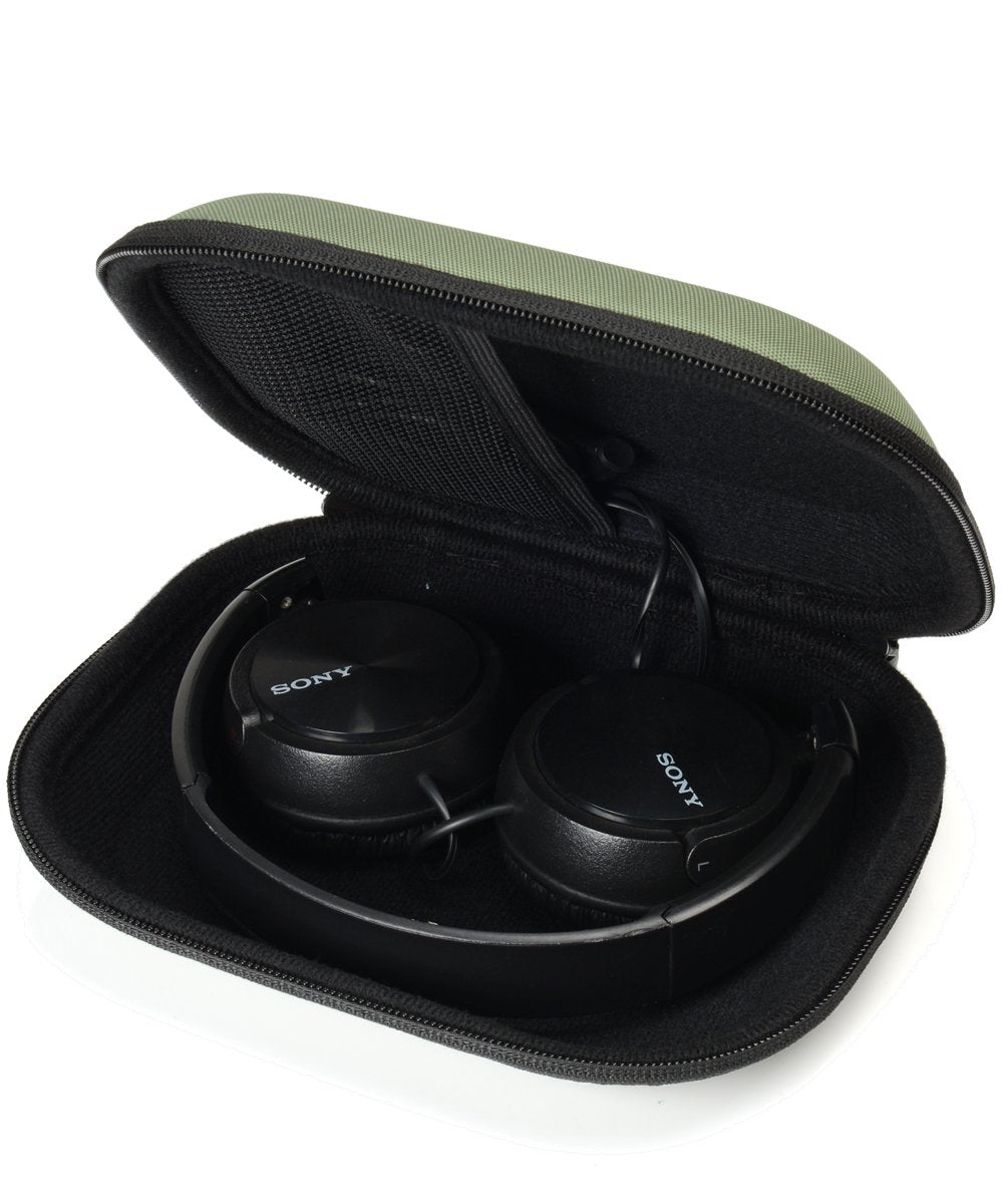 Case for Sony MDRZX110NC Noise Cancelling Headphones, Also for MDRZX110, ZX300, ZX310, ZX400, XB200, ZX102DPV; Sennheiser HD219, HD229, HD239, HD218, mesh Pocket for Accessories WGear