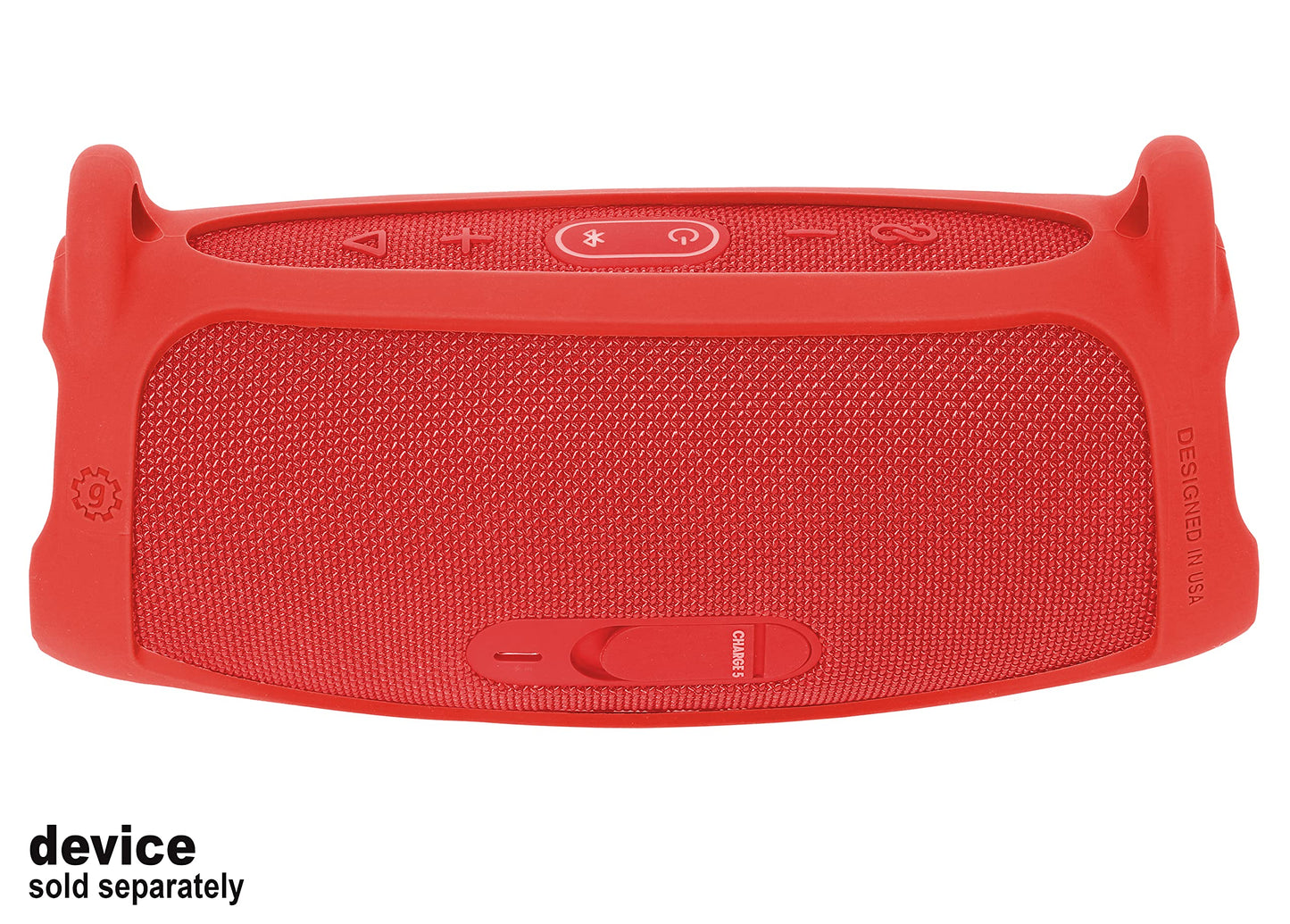 GETGEAR Silicone Cover Sleeve for JBL Charge 5 - Portable Bluetooth Speaker, Customized Design Skin Portable Protection Solution, Best Matching in Shape and Color GETGEAR