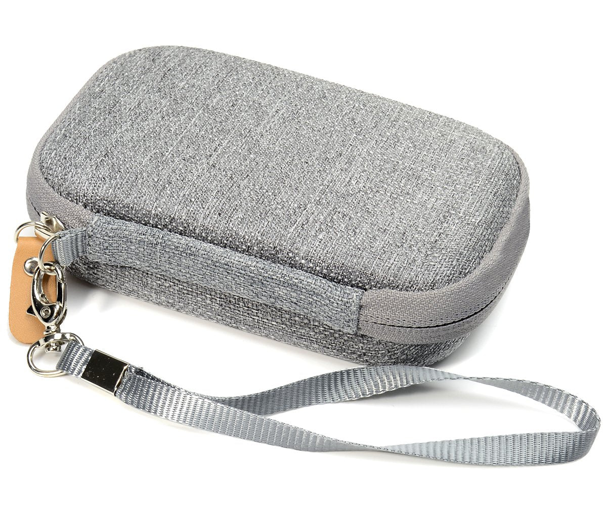 Shockproof Travel Easy Carrying Case for HP Sprocket Portable Photo Printer and Polaroid ZIP Mobile Printer, Mesh Pocket for Cable, Printing Paper and other accessories, Gray WGear