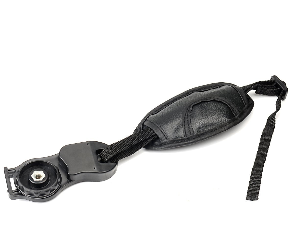 WGear Double Secured DualStrap Padded Wrist and Grip Strap for DSLR Cameras - Prevents drop and stabilizes image capturing WGear