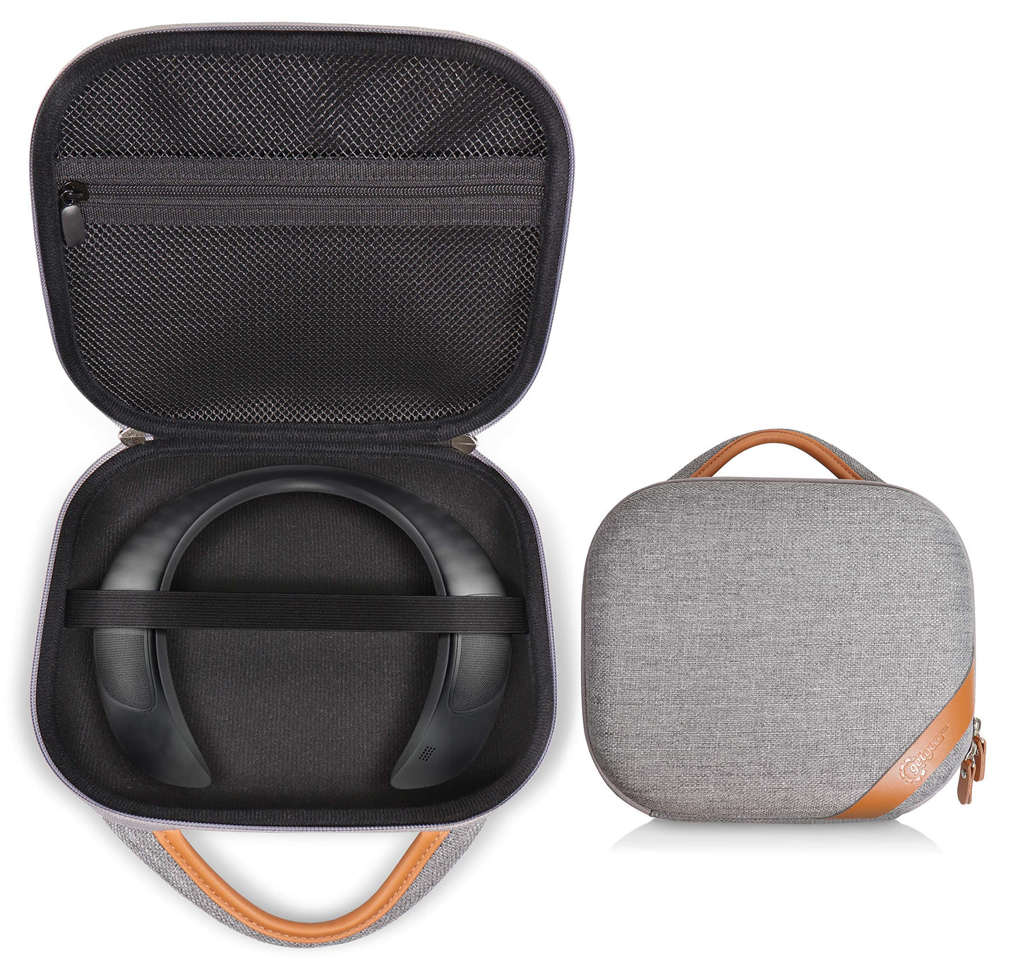 Protective Case for Bose Soundwear Companion Wireless Wearable Speaker by WGear, Featured Designed with Excellent Protection, Removable Mesh Pocket for Cable and Other accessorie WGear
