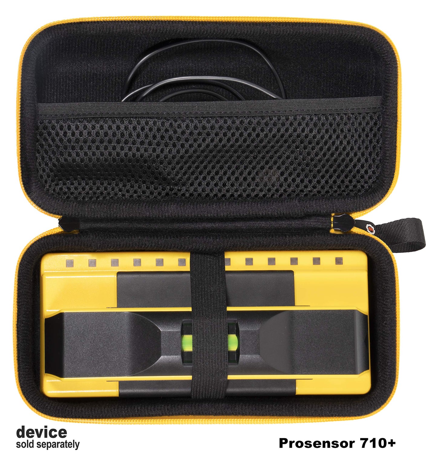 GETGEAR Stud Sensor Case compatible with Franklin ProSensor 710, 710+, T13 mesh pocket for other accessories, Contrast orange color to match your sensor, Easy to hold strap GETGEAR