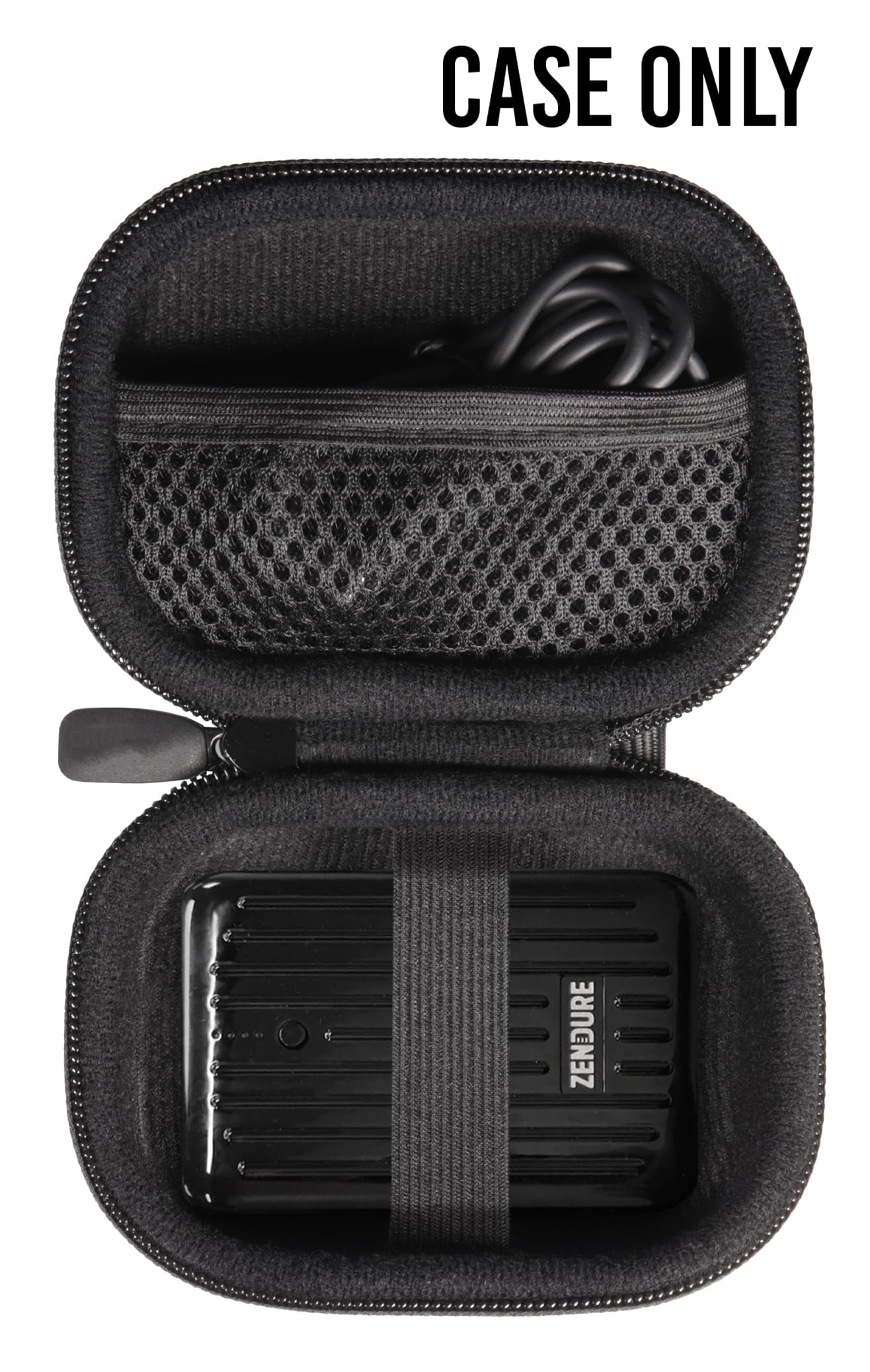 GETGEAR EVA Travel Case for Zendure 10000 mAh Power Bank – Shock‑Resistant Mini Charger Pouch
