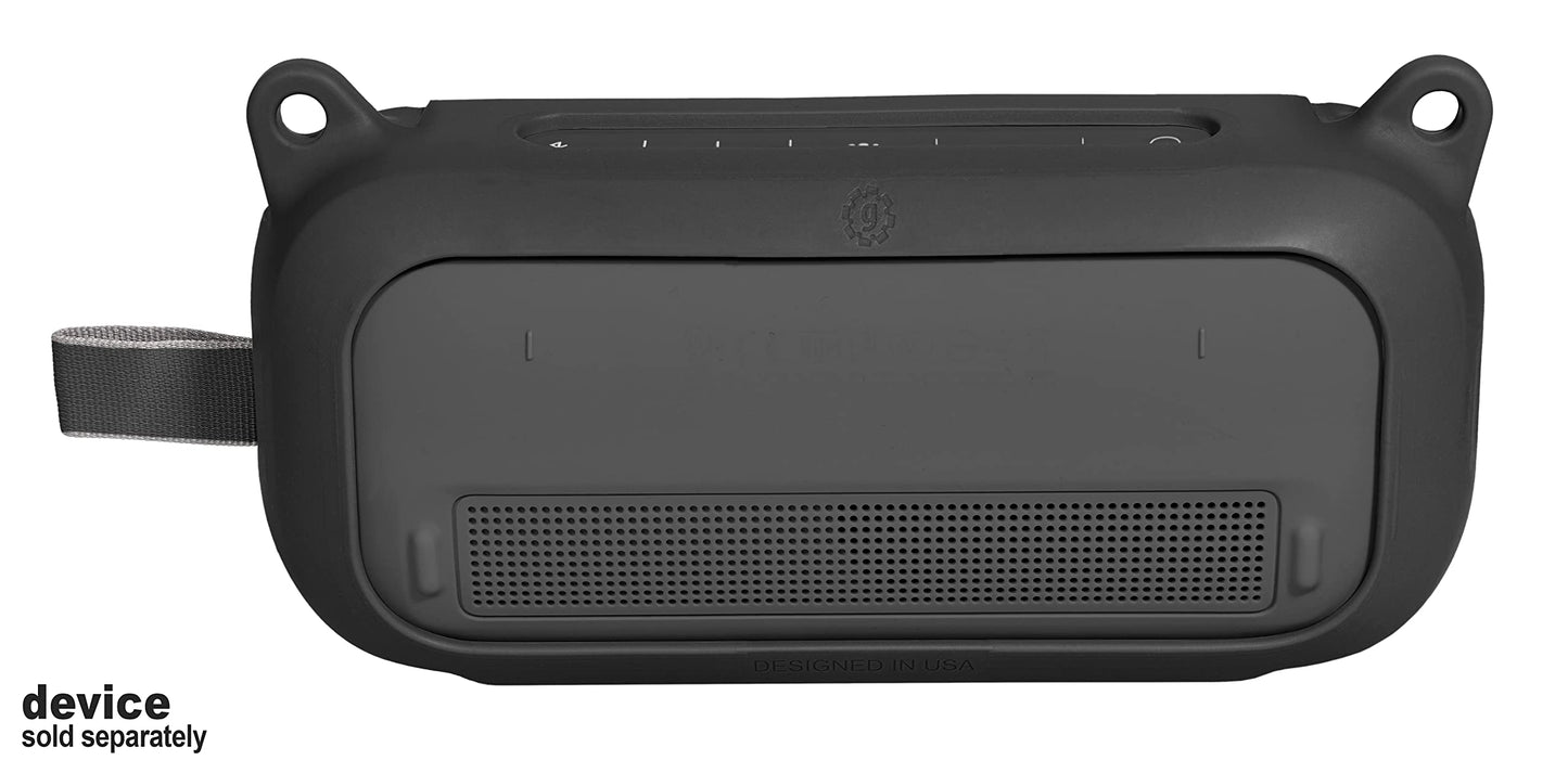 GETGEAR Case for Bose SoundLink Flex Bluetooth Portable Speaker by getgear, mesh Pocket for Charger Cord, Detachable Wrist Strap GETGEAR