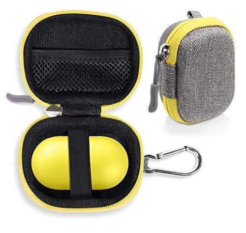 Tweed Gray Protective Case for Samsung Galaxy Buds Pro, Galaxy Buds 2, Galaxy Buds 1, Bluetooth True Wireless Earbuds Charging case, mesh Accessory Pocket, Elastic Security Elastic Strap GETGEAR
