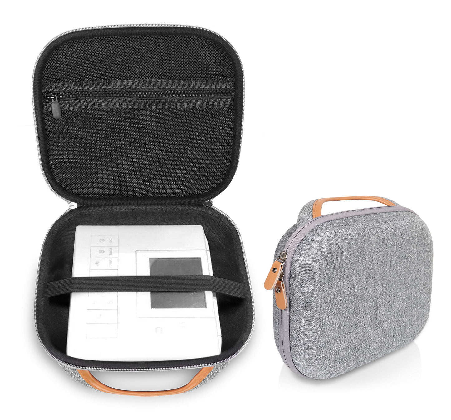 GETGEAR Featured protective and storage case for Canon SELPHY CP1300 Wireless Compact Photo Printer, with room for CP1300 and power adapter, mesh pocket for printing paper, featured handle GETGEAR