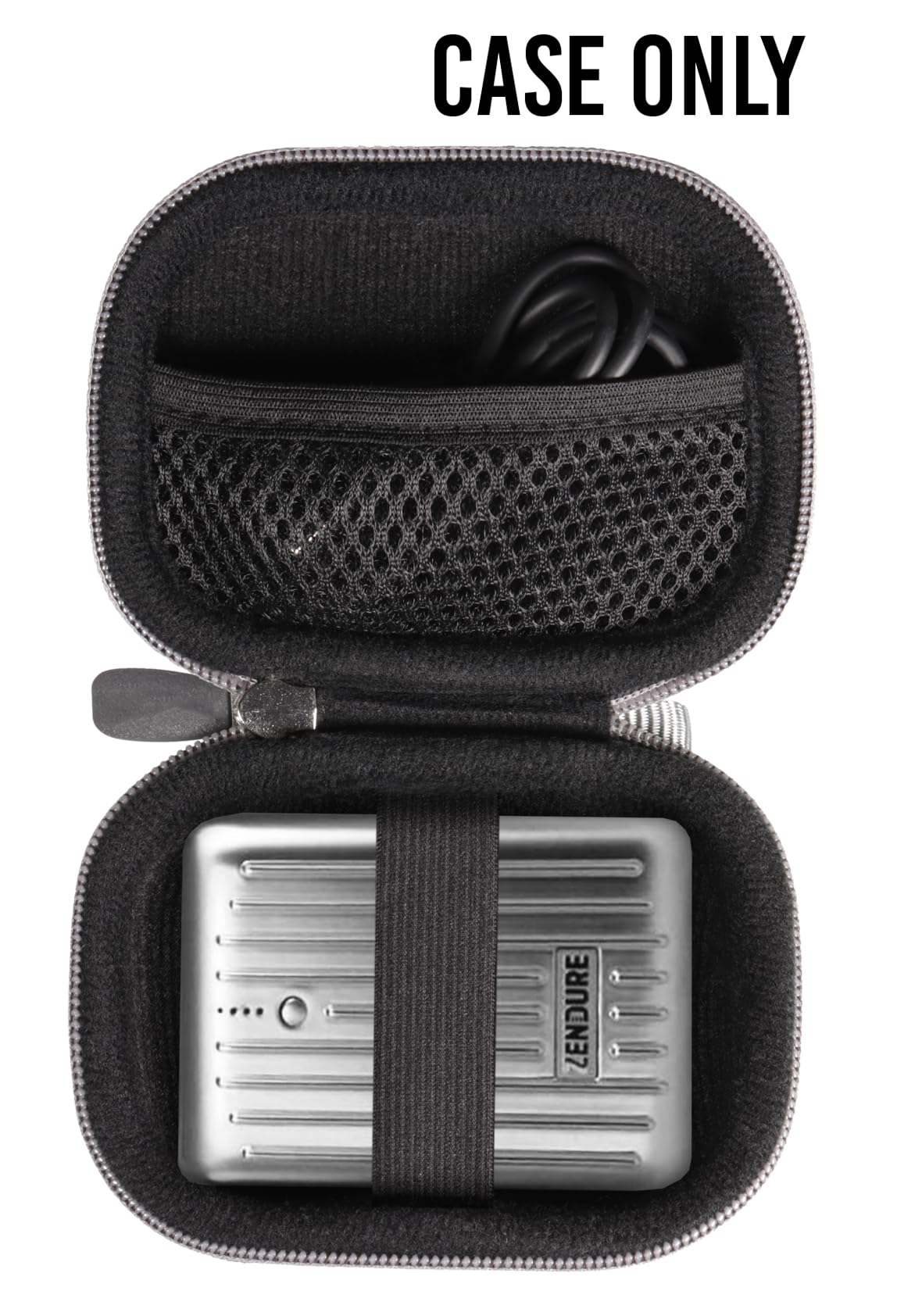 GETGEAR EVA Travel Case for Zendure 10000 mAh Power Bank – Shock‑Resistant Mini Charger Pouch