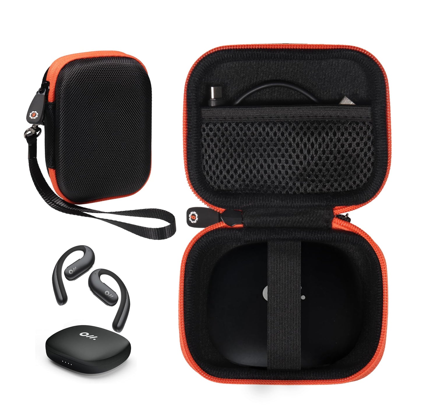 getgear Earbuds Case Compatible with Oladance OWS Pro Open Ear Headphones, OWS 2, OWS 1 GETGEAR