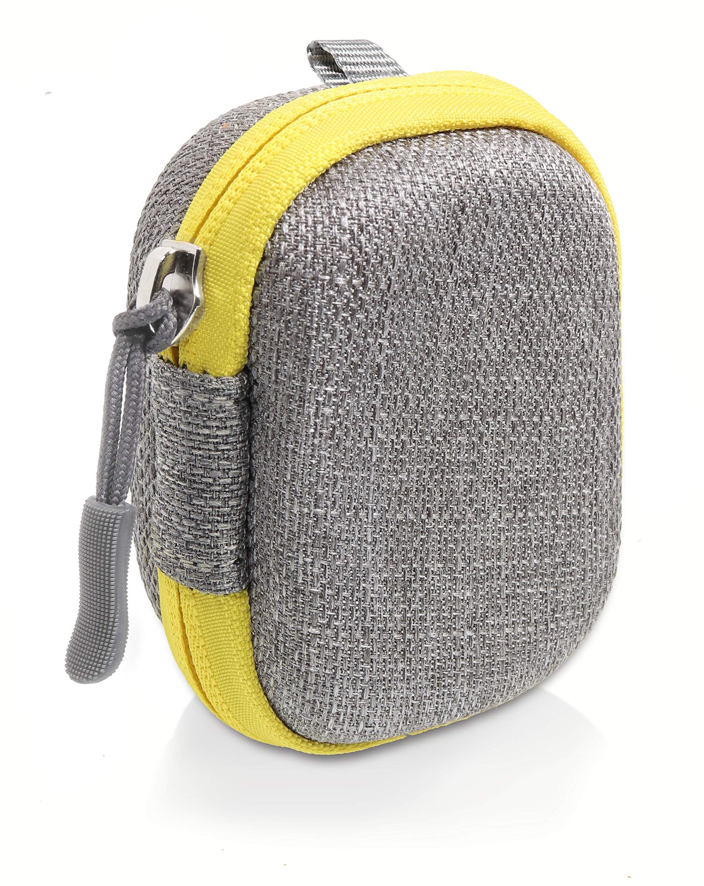 Tweed Gray Protective Case for Samsung Galaxy Buds Pro, Galaxy Buds 2, Galaxy Buds 1, Bluetooth True Wireless Earbuds Charging case, mesh Accessory Pocket, Elastic Security Elastic Strap GETGEAR