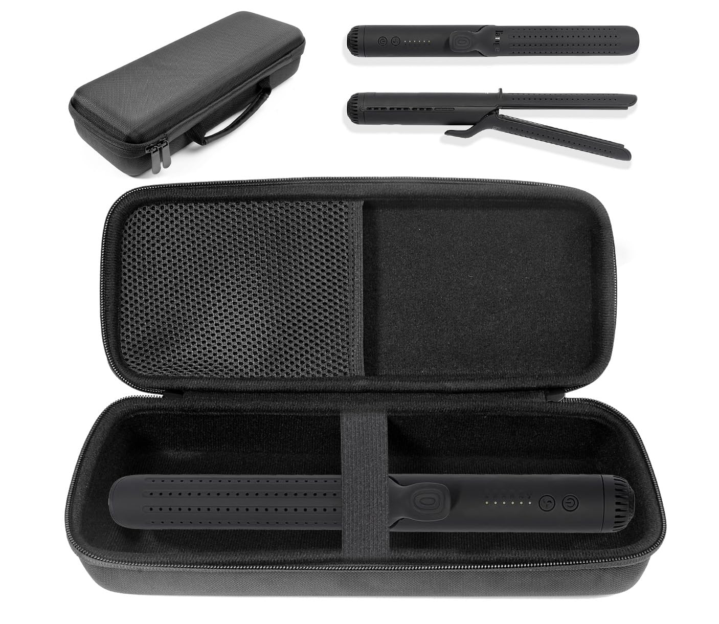 GETGEAR Hair Styler Case for L'ANGE HAIR Le Duo Grande 360° Airflow Styler | 2-in-1 Curling Wand & Titanium Flat Iron Professional Hair Straightener and Curler