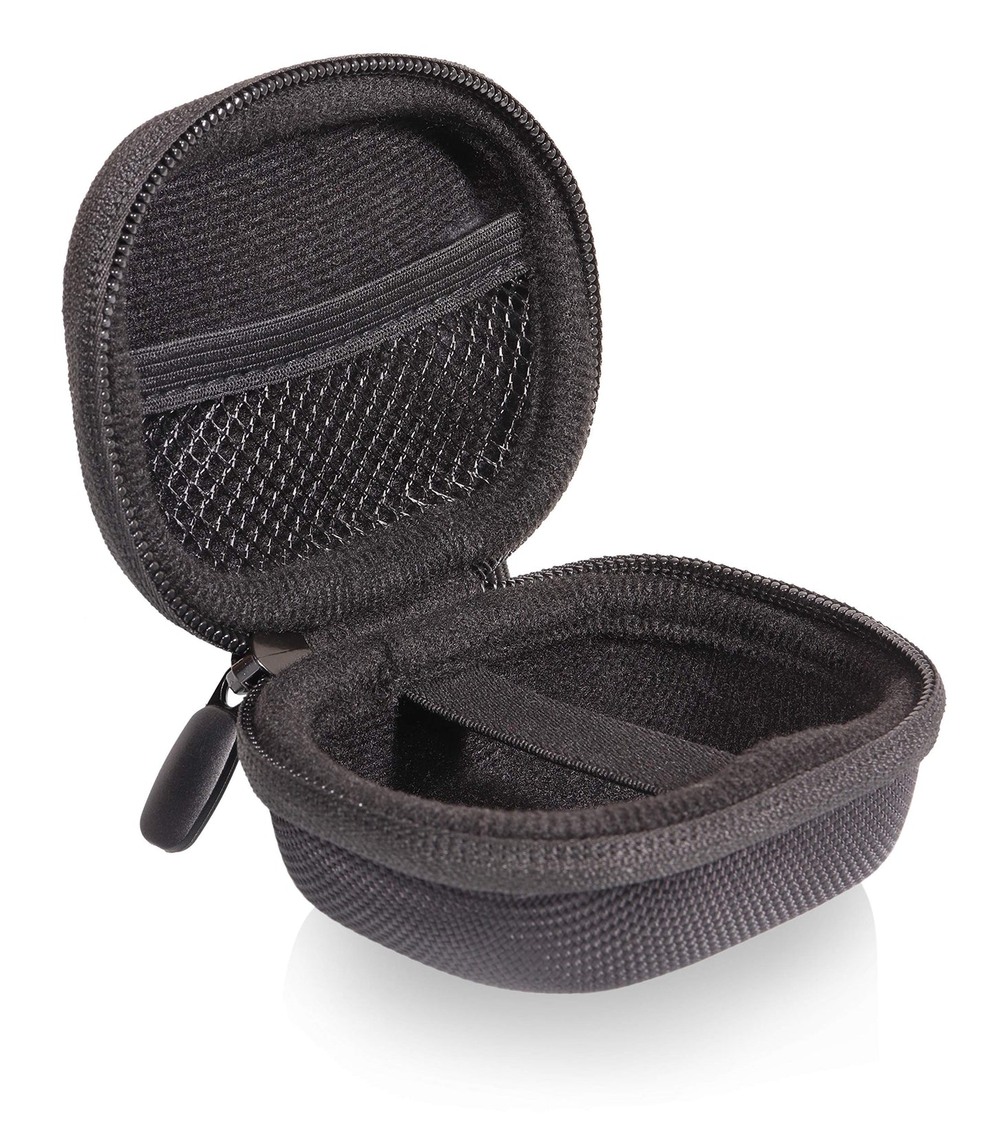True Wireless Earbud Case for SoundPEATS True Wireless Bluetooth Earbuds in-Ear Stereo Bluetooth Headphones Wireless Earphones, Mesh Pocket for Cable, Carabiner GETGEAR