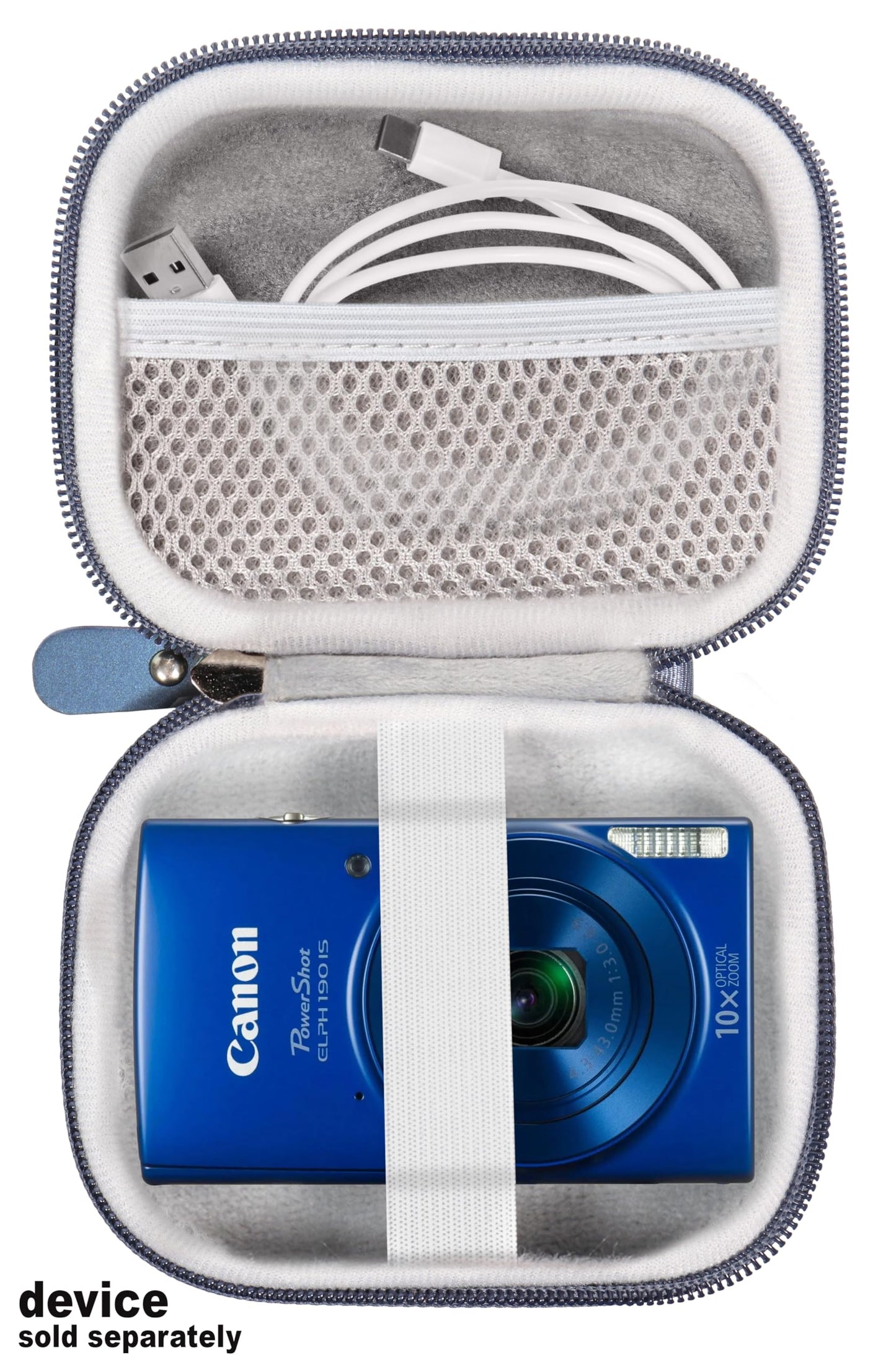 Sony W800/S, DSCW830; Canon ELPH180, ELPH190; Kodak PIXPRO FZ43, FZ53; Nikon COOLPIX L32 Digital Camera Case WGear
