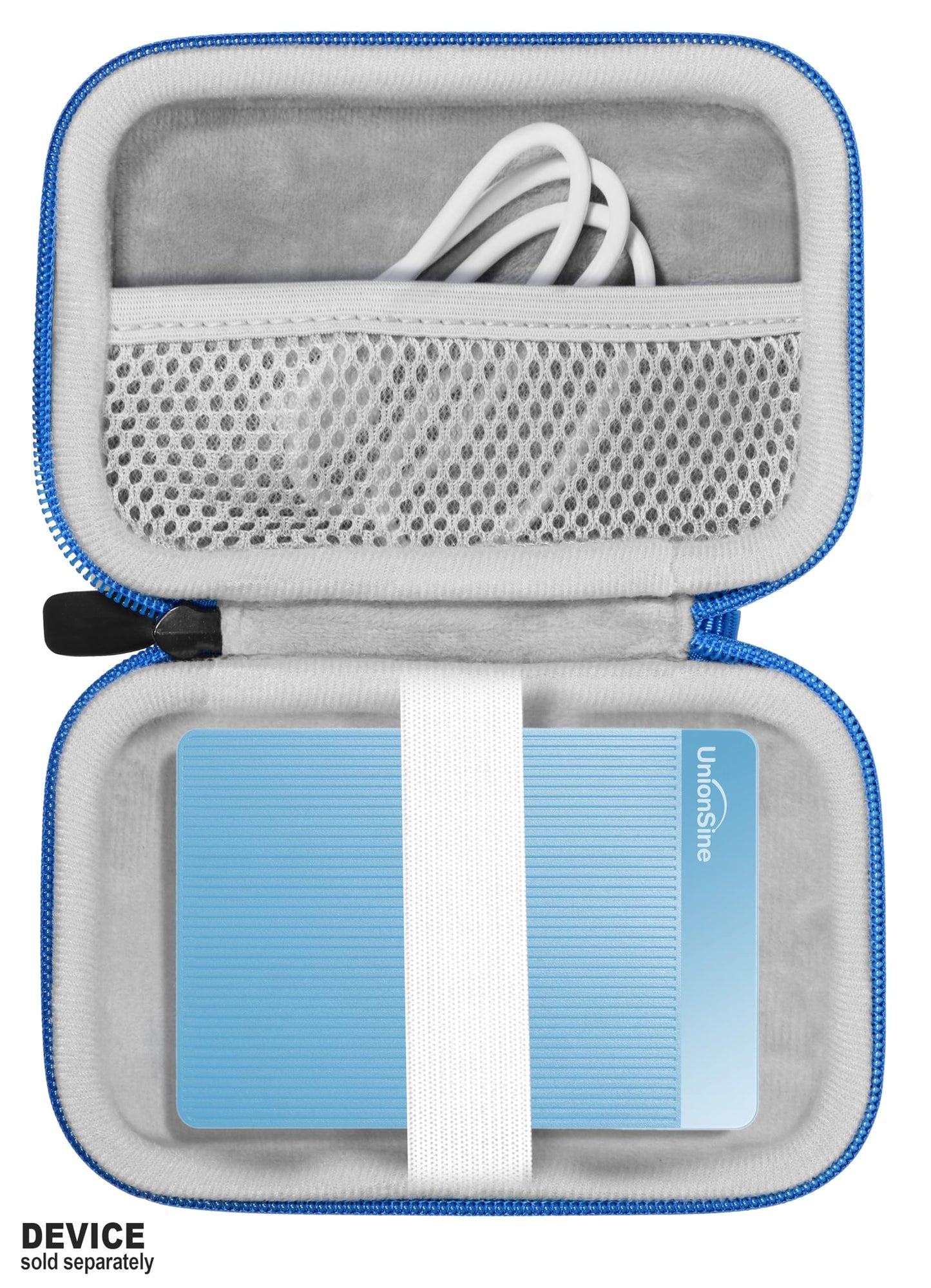 Getgear Portable Case Compatible with UnionSine Ultra Slim Portable External Hard Drive 1TB, 4TB, 750GB and All Others