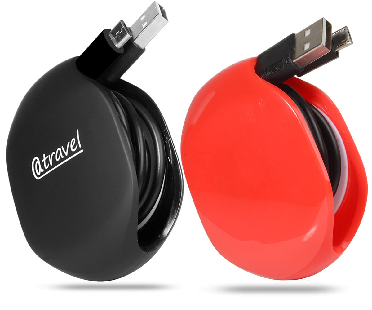WGear Earbuds Organizer, Cord Manager, Smart Automatic Cord Master, A Simple Pull Then Will Automatic withdraw, The Cord Must Press on The Automatic withdraw Button When Pull WGear