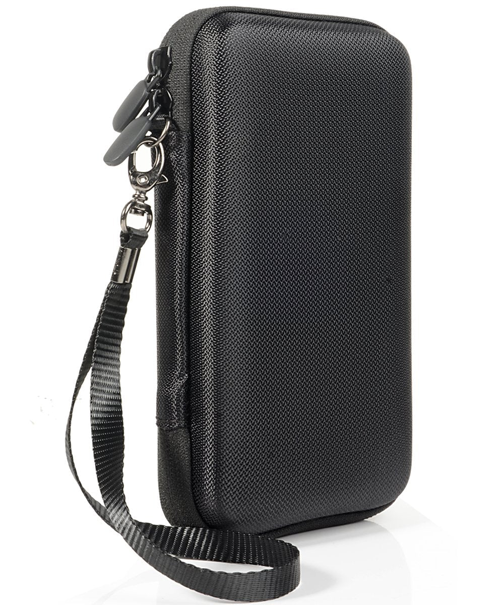 Black Protective Carrying Case for DULLA M50000 Portable Power Bank, Detachable Wrist Straps, Elastics Strap to Secure Device, WGear