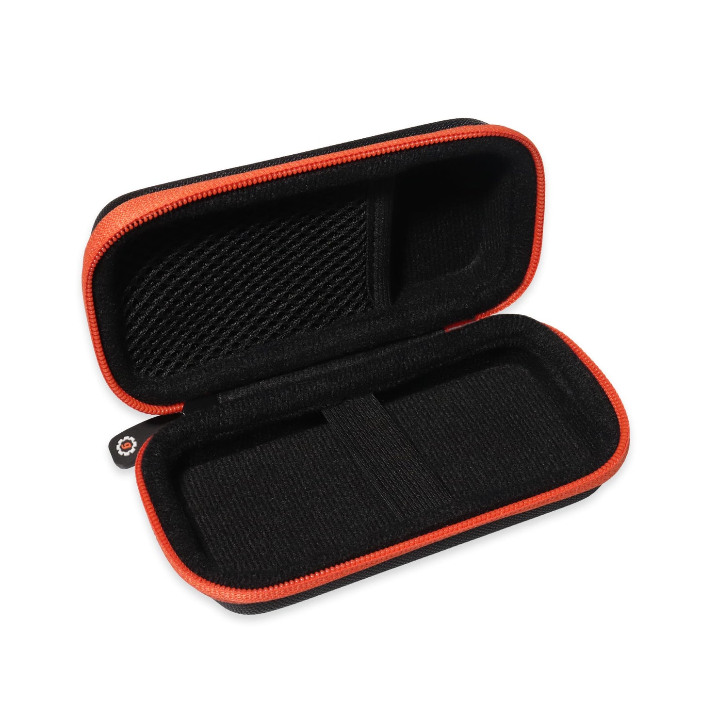 getgear Weather Meter Case for Kestrel Weather Meter Compatible with Kestrel Elite, 5700/ 5700X, 5200, 5100, 5500, 2700, 3500, 3000, 3550, 2500, 1000 (Black with Orange Zipper) GETGEAR