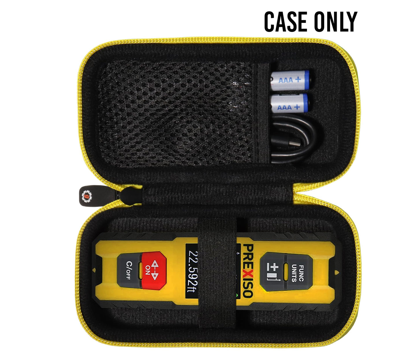 Getgear Laser Distance Measure Case for PREXISO Dual Laser Measure- 230Ft Rechargeable Laser Measurement Tool GETGEAR