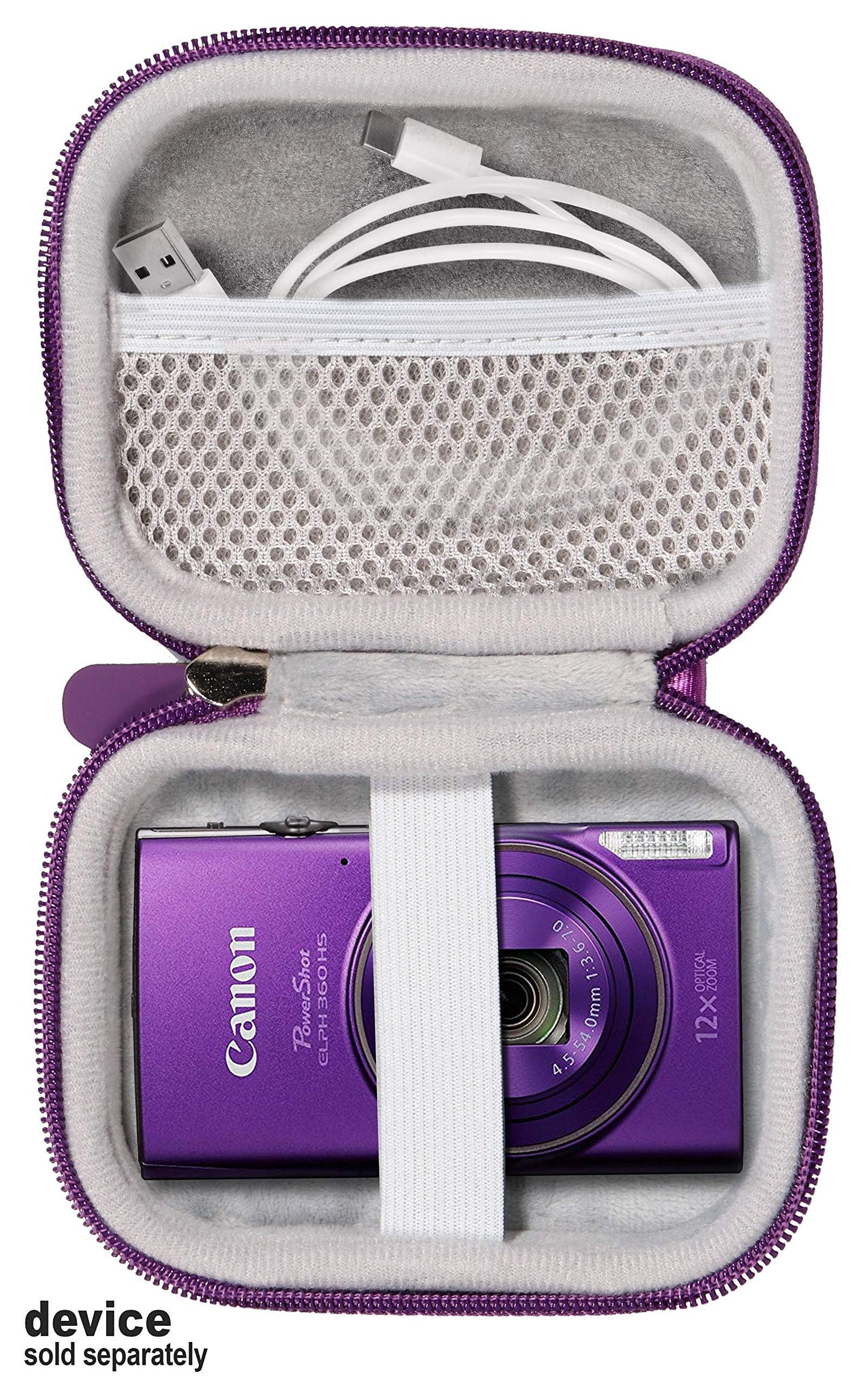 GETGEAR Digital Camera Case for CAMKORY, Fulealfly, Lecran, W800/S, DSCW830; Canon PowerShot ELPH360 HS/ 360; PIXPRO Friendly Zoom FZ43, FZ53-BL; Nikon COOLPIX L32 GETGEAR