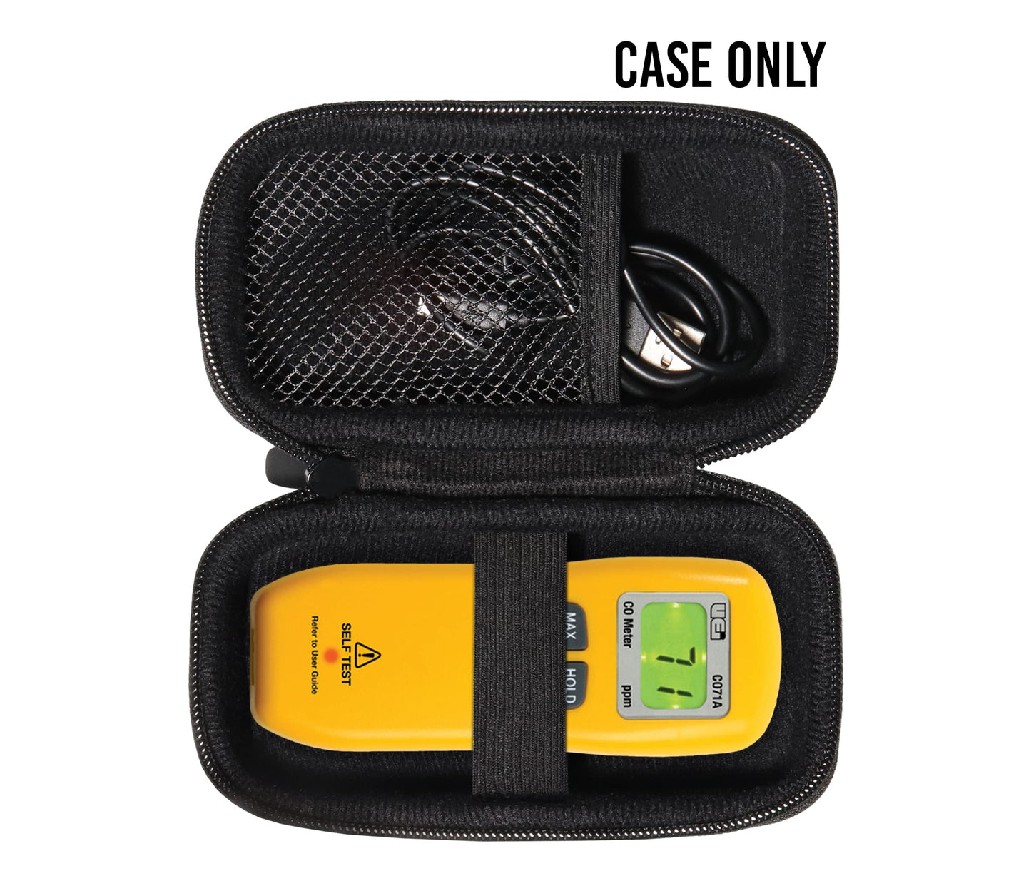 GETGEAR Gas Detector Case compatible with UEi Instruments CO71A, also fits for Cheffort and Lunartlipes Handheld Carbon Monoxide Meter GETGEAR
