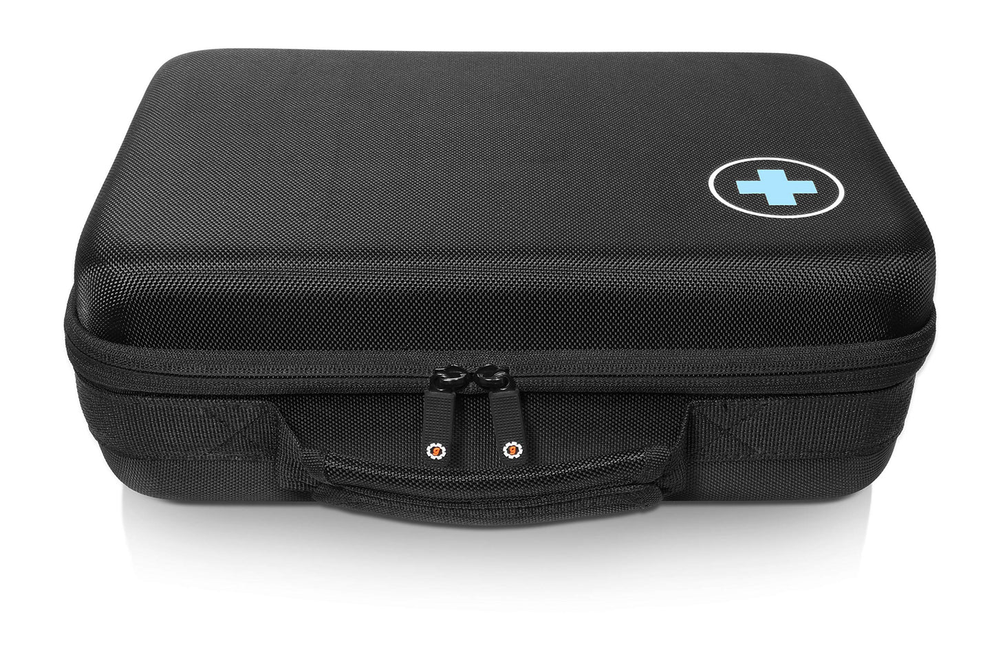 GETGEAR case for 2019 Hyperice Hypervolt Plus with Slots for 5 Head and Attachment, All in one Gym Case for Universal Muscle Massager Gun, Towel, Oil, Cream, Earbuds and Other Carry-on Essentials GETGEAR
