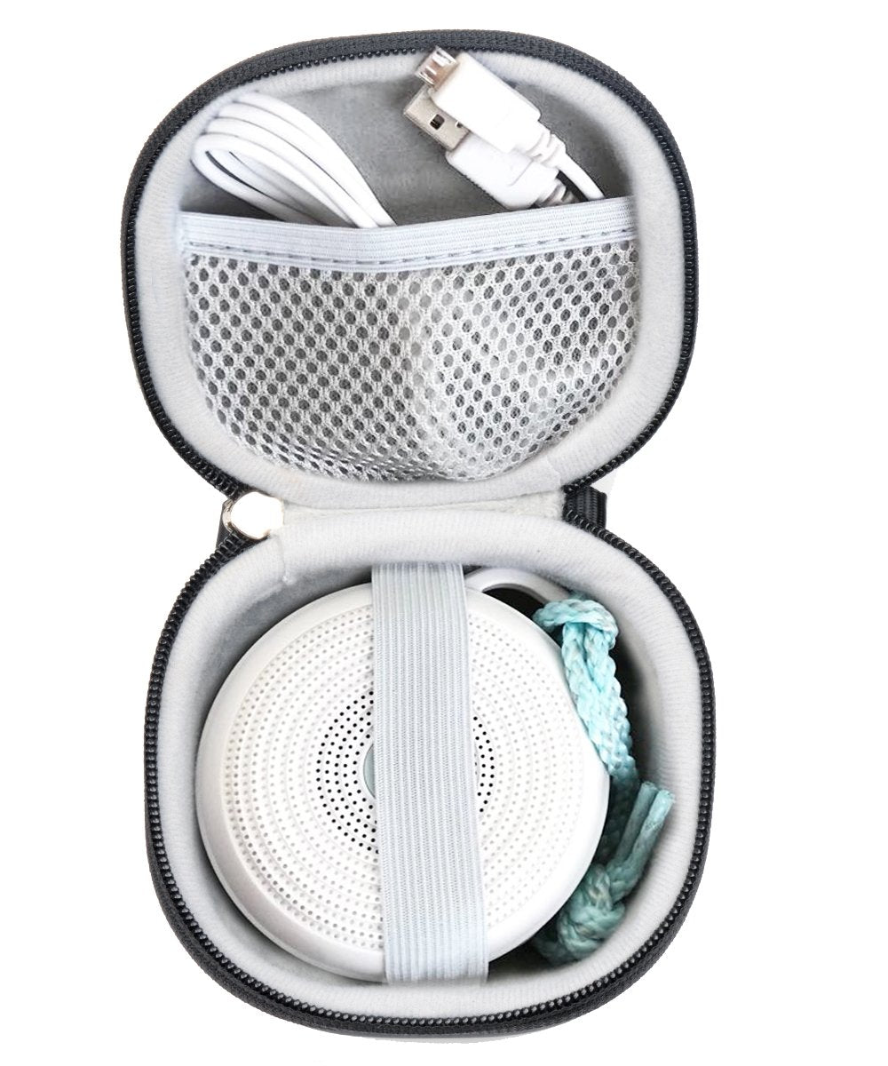 WGear Original Designed Case for Yogasleep Rohm Portable White Noise Machine, Secure and easty to use Protective Strap for Rohm, Mesh Pocket for Cable, Compact and Strong case with Detachable Strap WGear