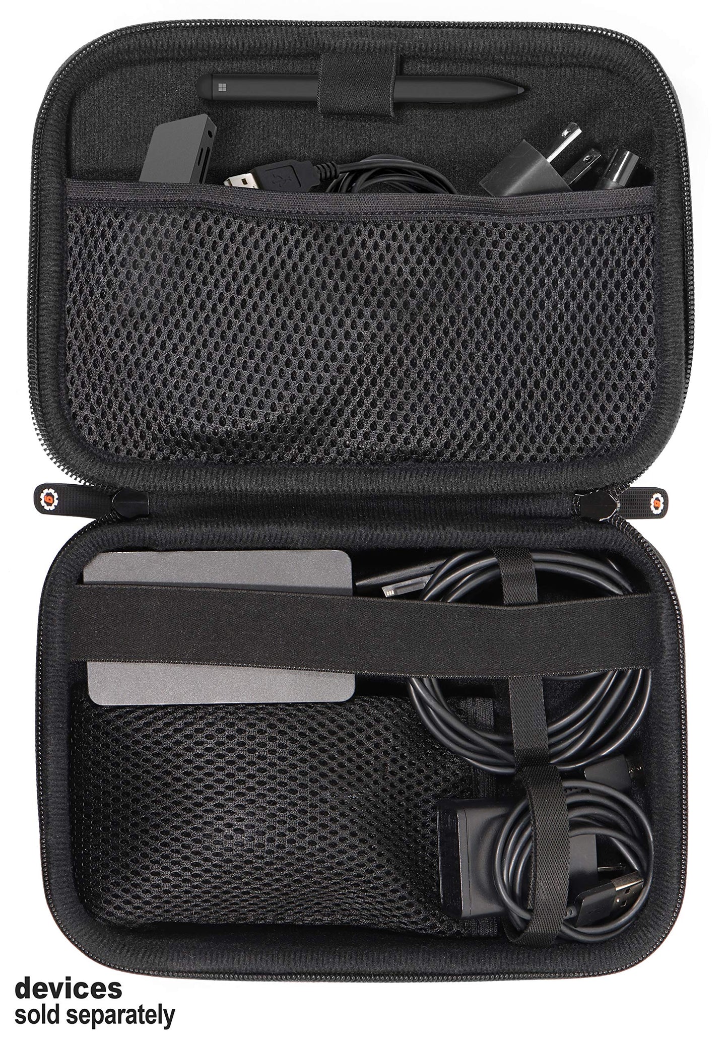 Microsoft Surface Accessories organizing case, by getgear, for Surface Dock, Surface Charger Adapter, Surface Arc Mouse, Surface Pen, Surface USB 3.0 Hub Docking Station and Others GETGEAR