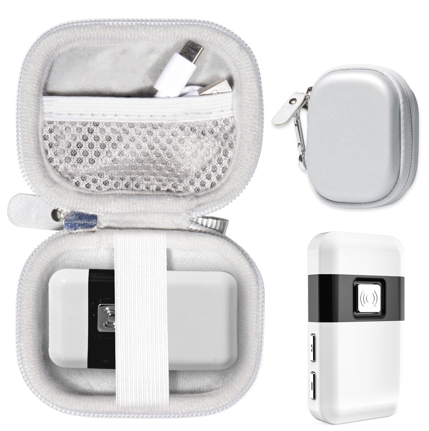 GETGEAR Case for XMUNIHA LS311 Hearing Aids for Seniors with Noise-Cancelling, OTC Hearing Aids Rechargeable (White) GETGEAR