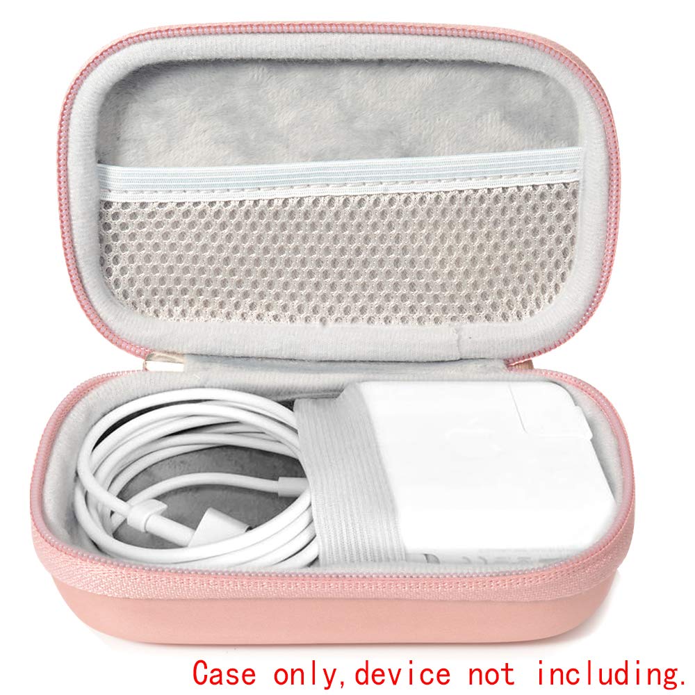 WGear Protective Case Compatible with MacBook Air, Pro Power Adapter, Strong Light Weight Handy case, with mesh Pocket for USB, Type C, Adapter/Cable, Detachable Wrist Strap WGear
