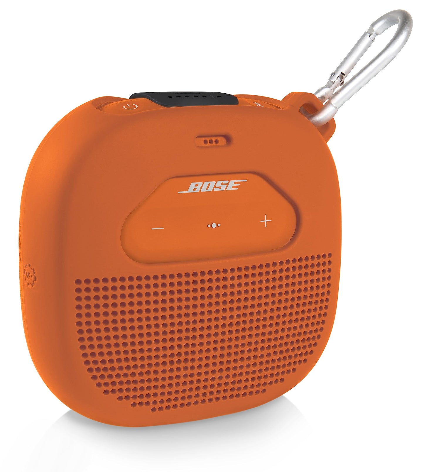 Feature Protective Case for Bose SoundLink Micro Bluetooth Speaker by WGear, Featured Design with mesh Pocket for Cable and Other Accessories, Elastic Strap to Secure Device WGear